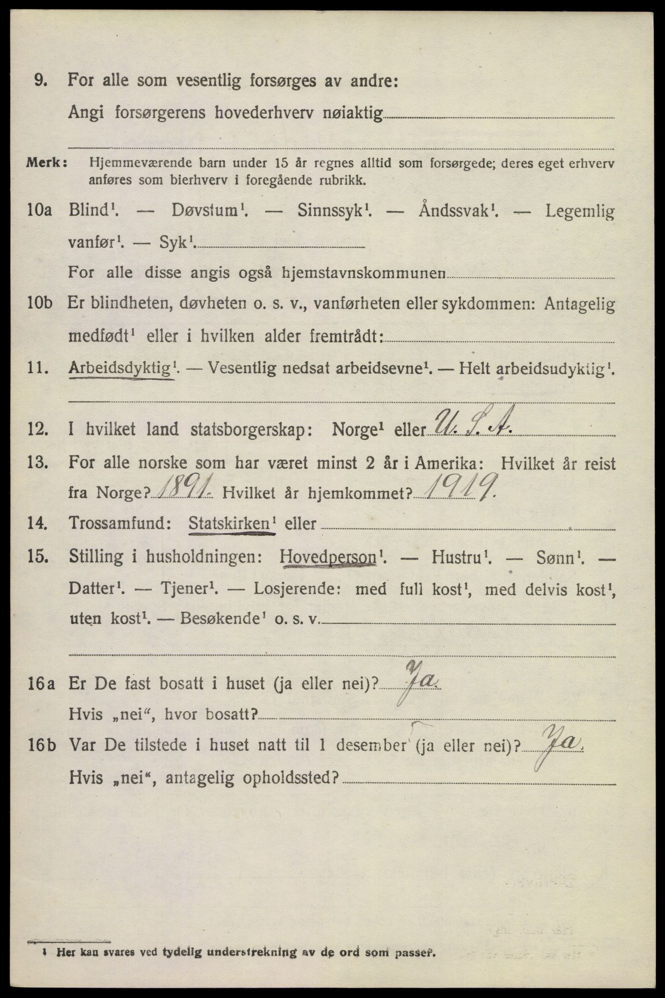SAKO, 1920 census for Brunlanes, 1920, p. 4470