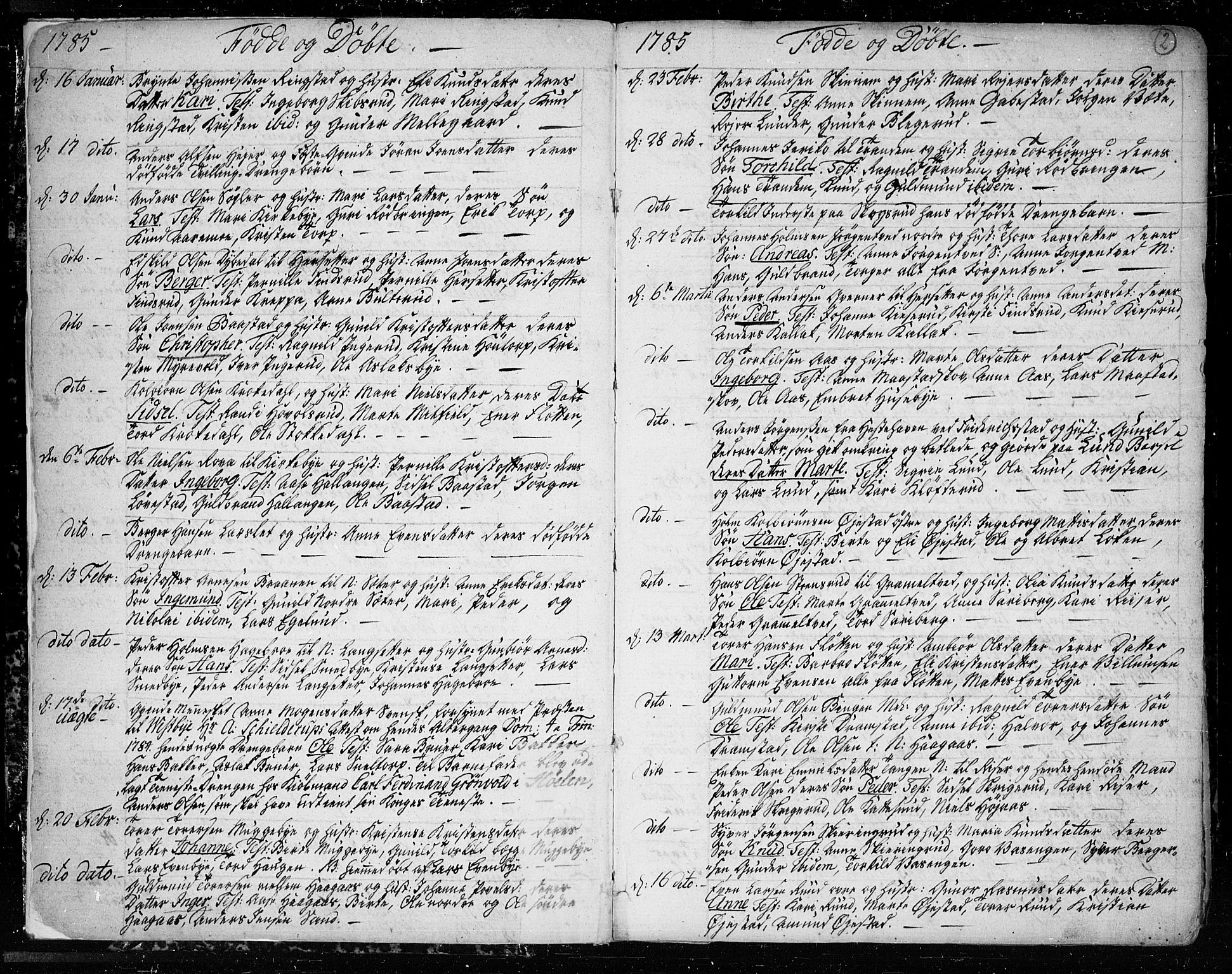 Trøgstad prestekontor Kirkebøker, SAO/A-10925/F/Fa/L0005: Parish register (official) no. I 5, 1784-1814, p. 2