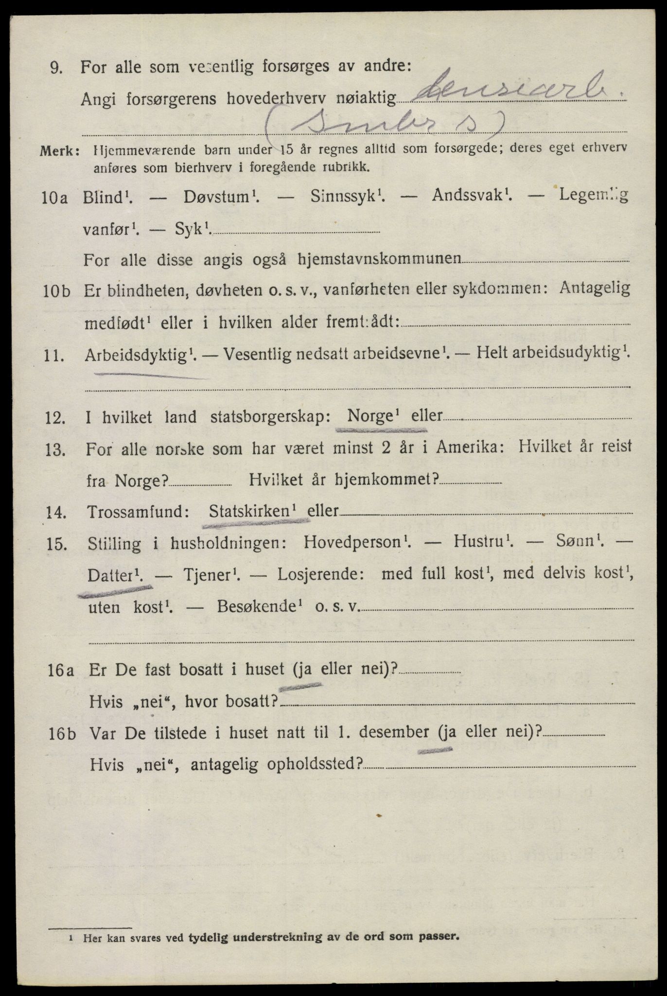 SAO, 1920 census for Skiptvet, 1920, p. 5192