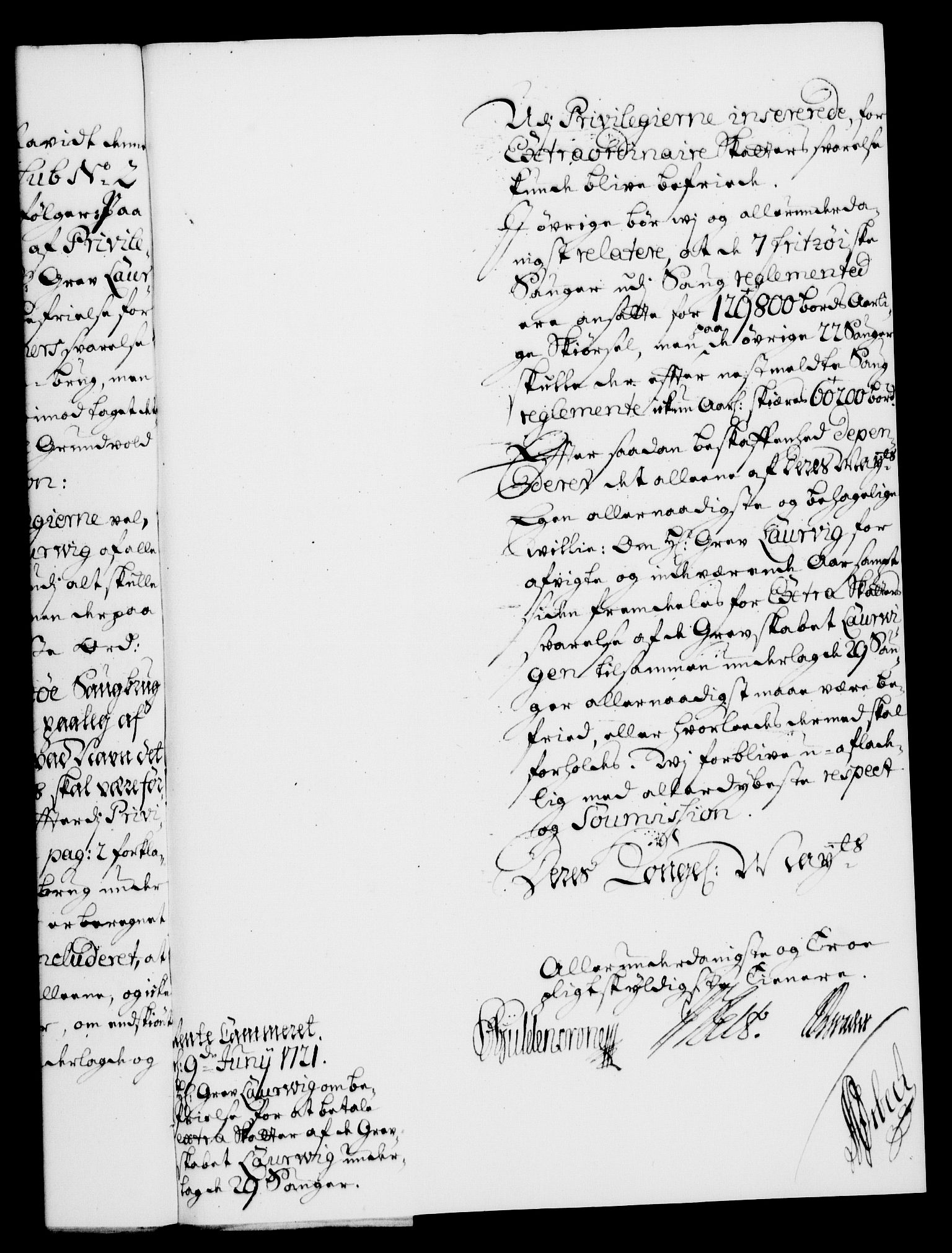 Rentekammeret, Kammerkanselliet, RA/EA-3111/G/Gf/Gfa/L0004: Norsk relasjons- og resolusjonsprotokoll (merket RK 52.4), 1721, p. 1006