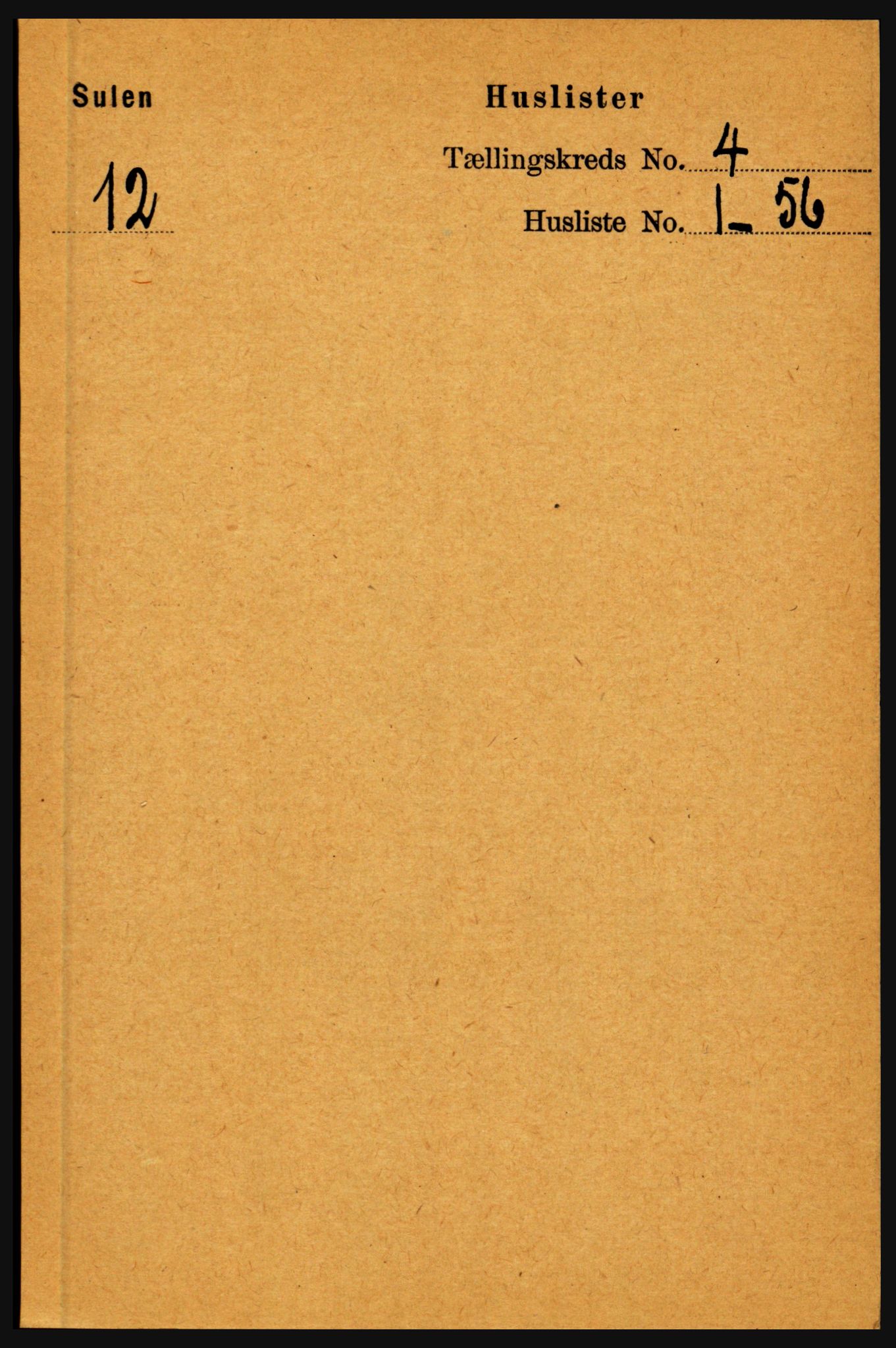RA, 1891 census for 1412 Solund, 1891, p. 1530