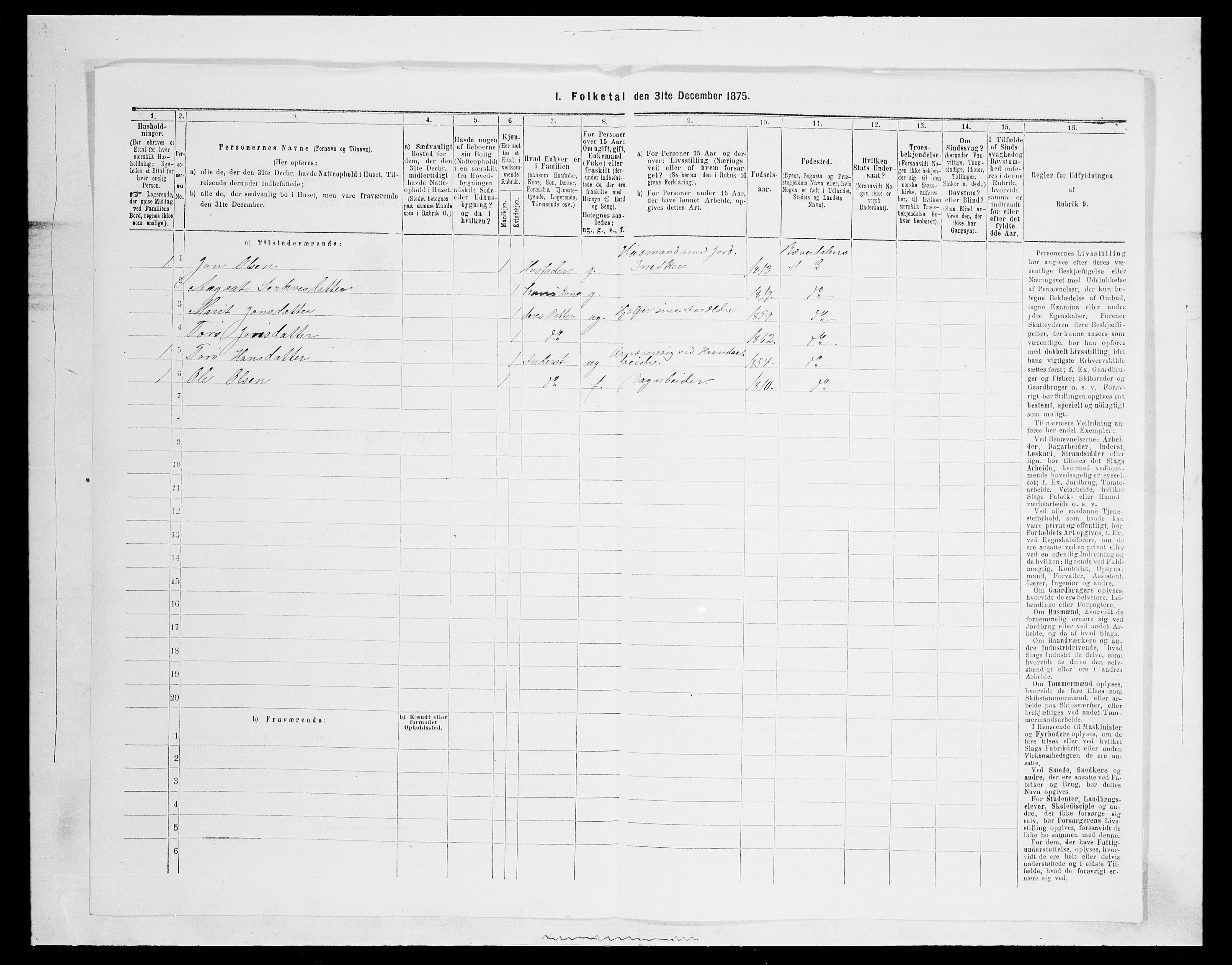 SAH, 1875 census for 0514P Lom, 1875, p. 776