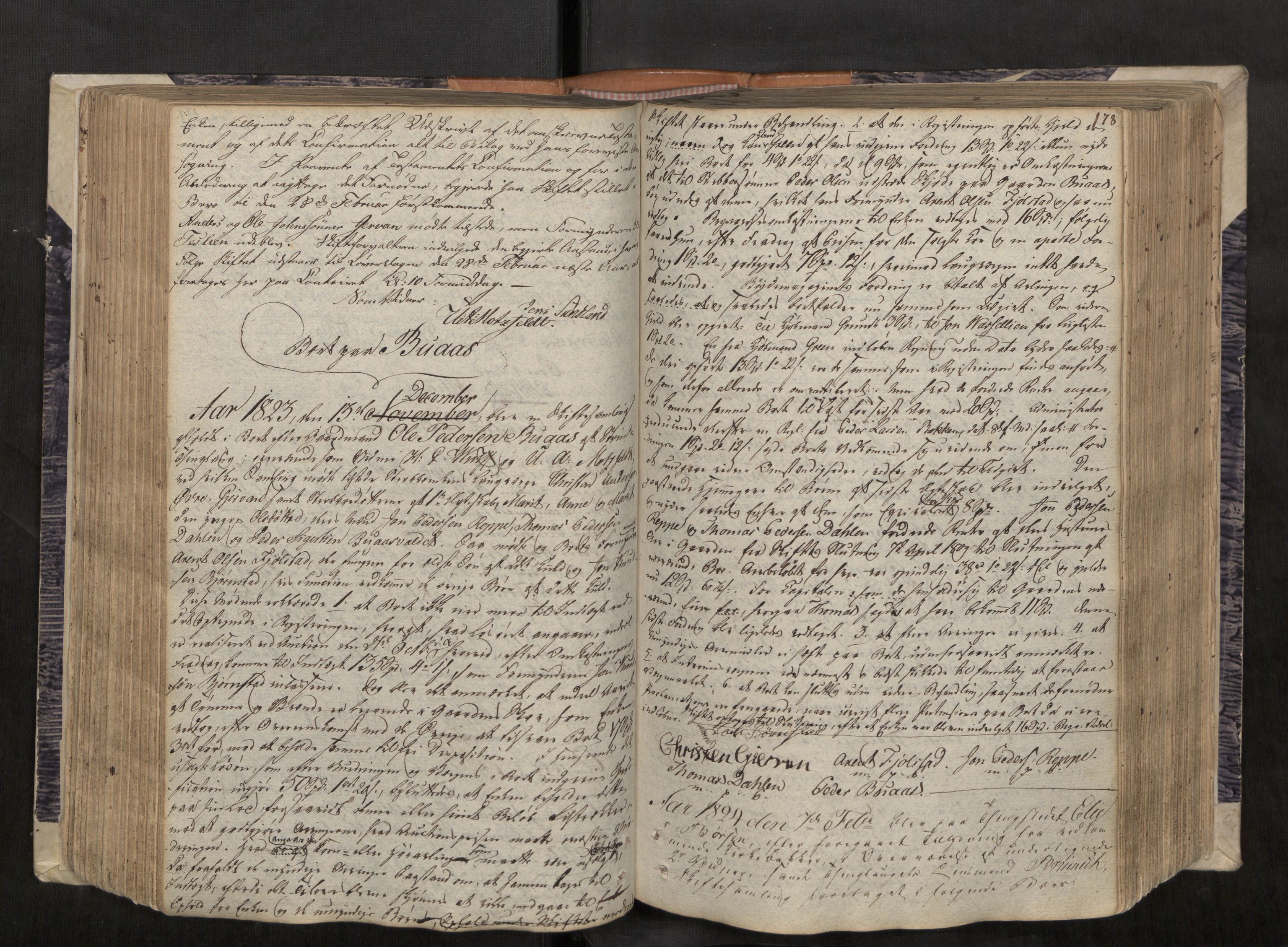 Strinda og Selbu sorenskriveri, AV/SAT-A-0015/3/3B/L0001: Skifteforhandlingsprot. 1, 1805-1835, p. 178