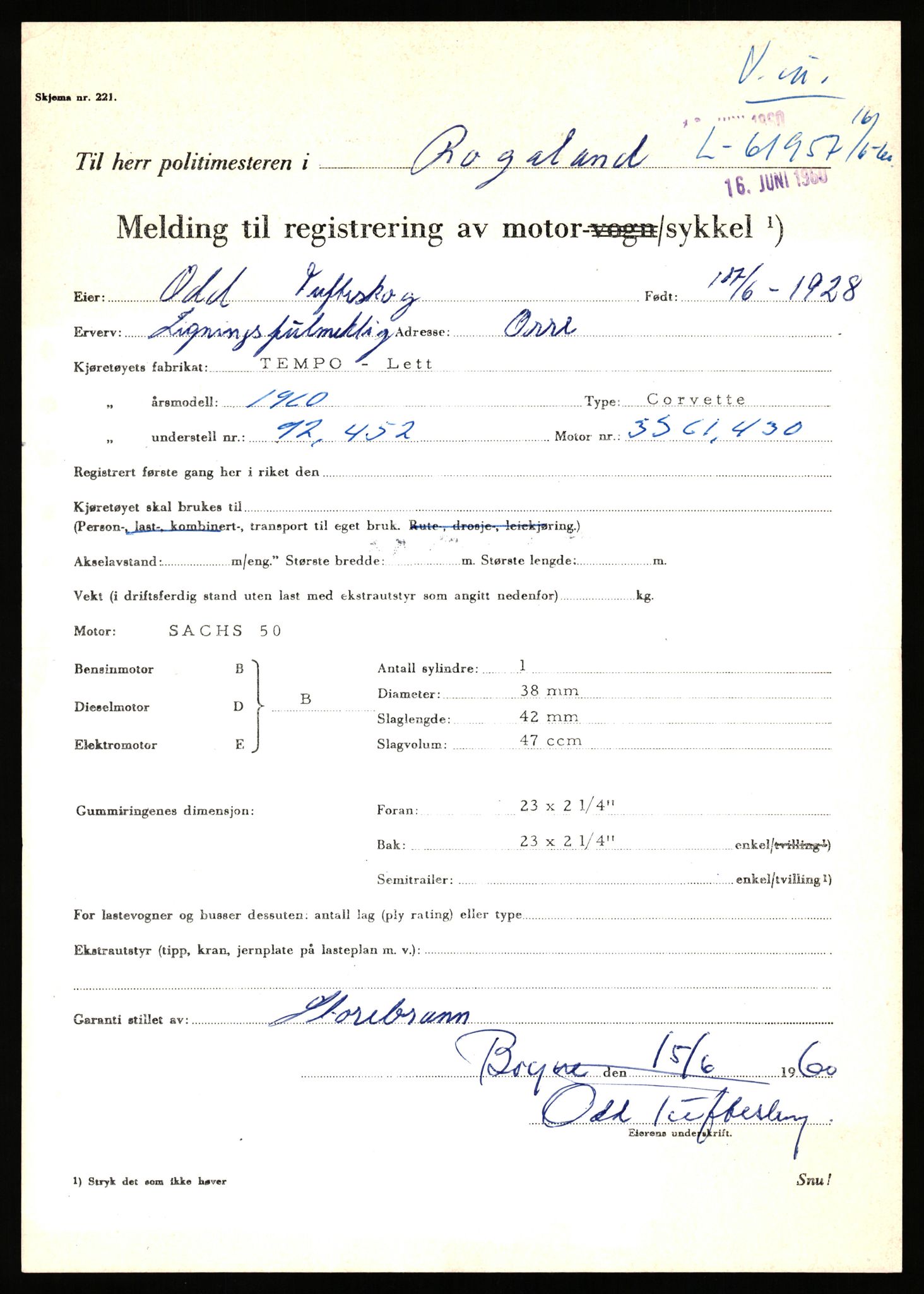 Stavanger trafikkstasjon, AV/SAST-A-101942/0/F/L0061: L-61300 - L-61999, 1930-1971, p. 2151