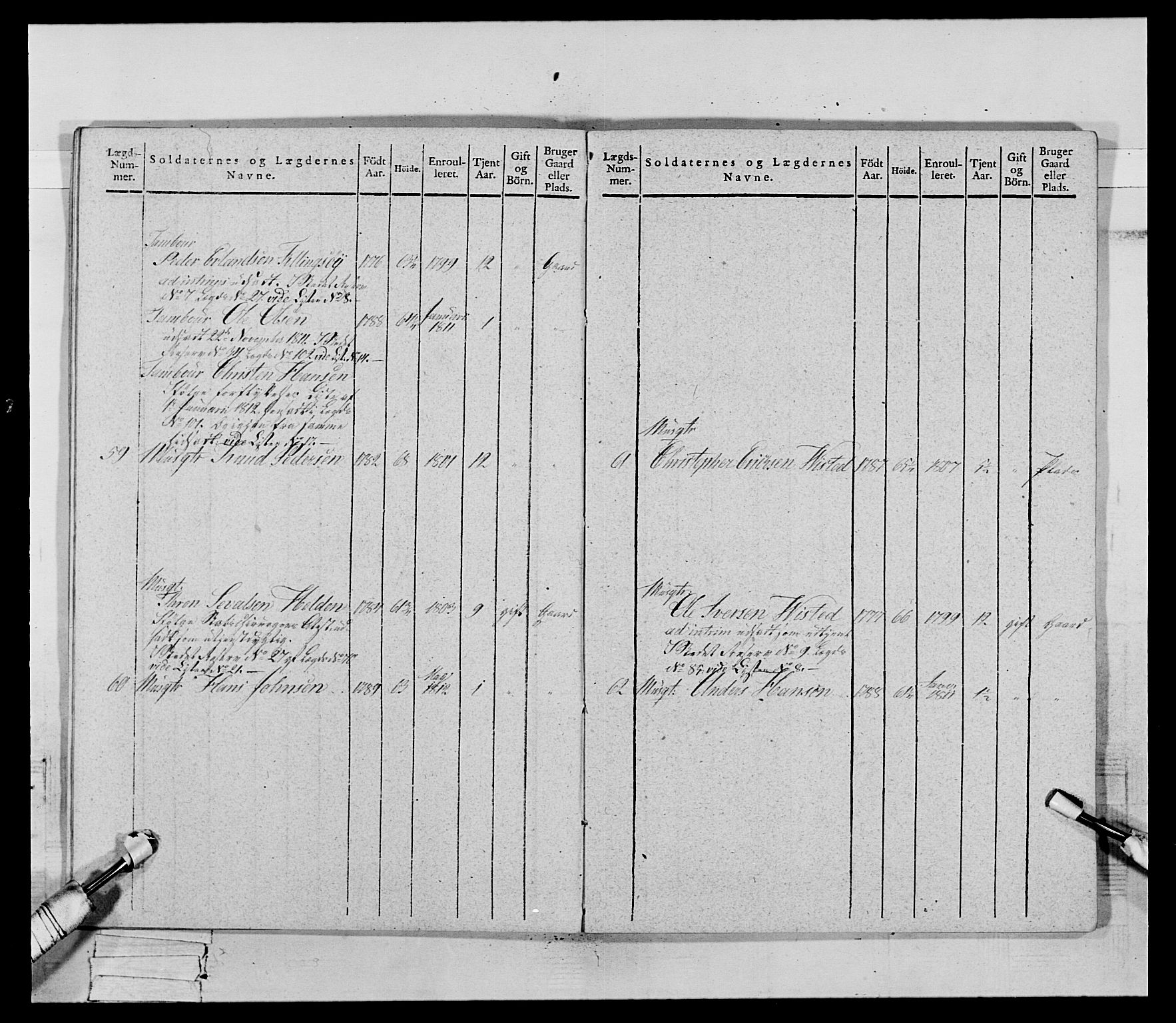 Generalitets- og kommissariatskollegiet, Det kongelige norske kommissariatskollegium, AV/RA-EA-5420/E/Eh/L0069: Opplandske gevorbne infanteriregiment, 1810-1818, p. 487