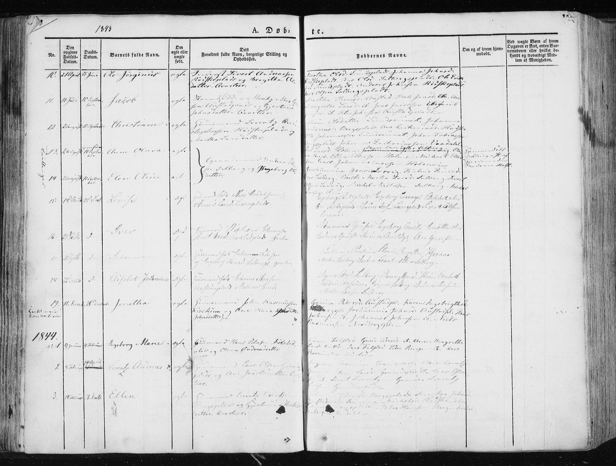 Ministerialprotokoller, klokkerbøker og fødselsregistre - Nord-Trøndelag, SAT/A-1458/730/L0280: Parish register (official) no. 730A07 /2, 1840-1854, p. 108