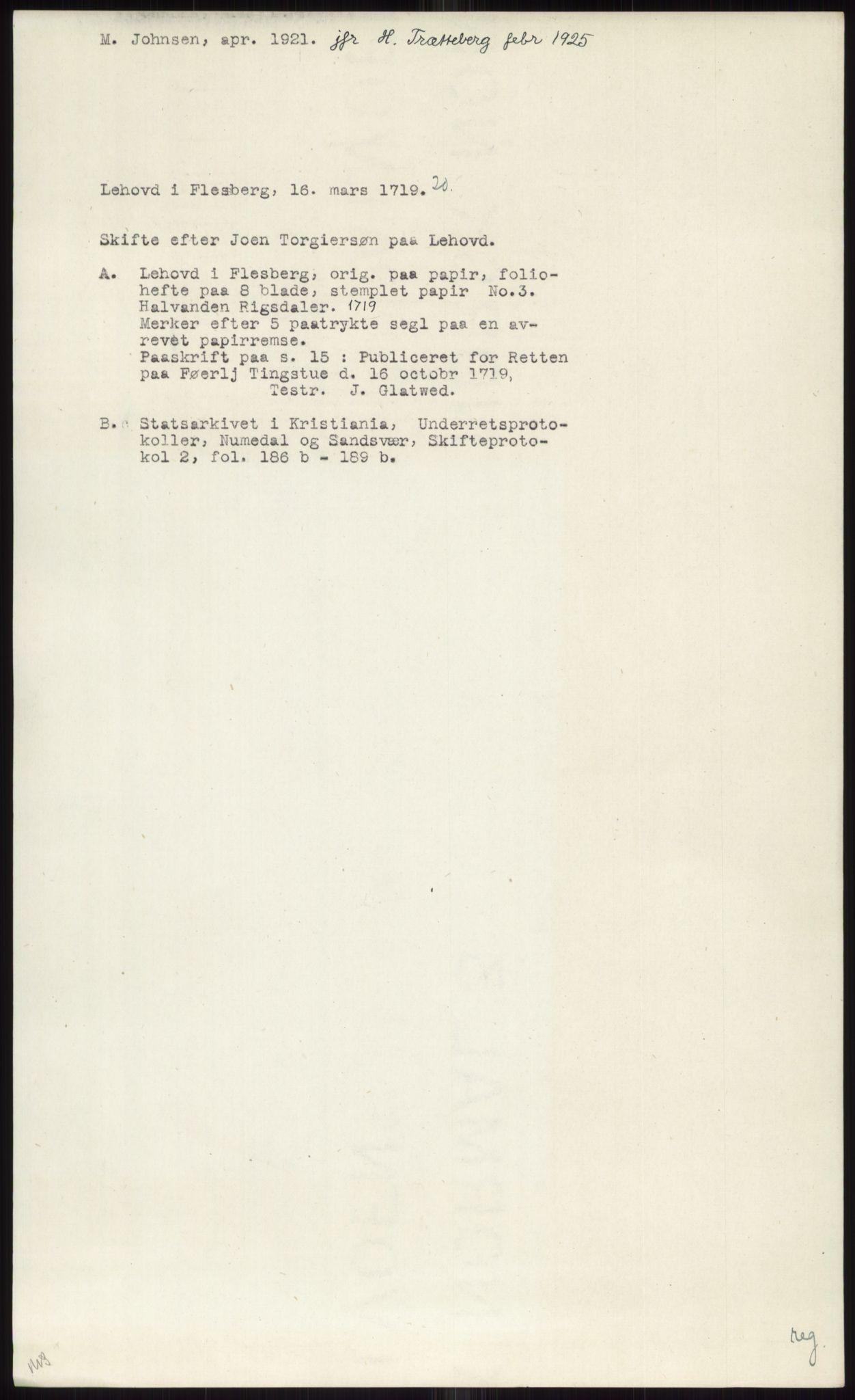 Samlinger til kildeutgivelse, Diplomavskriftsamlingen, AV/RA-EA-4053/H/Ha, p. 1194