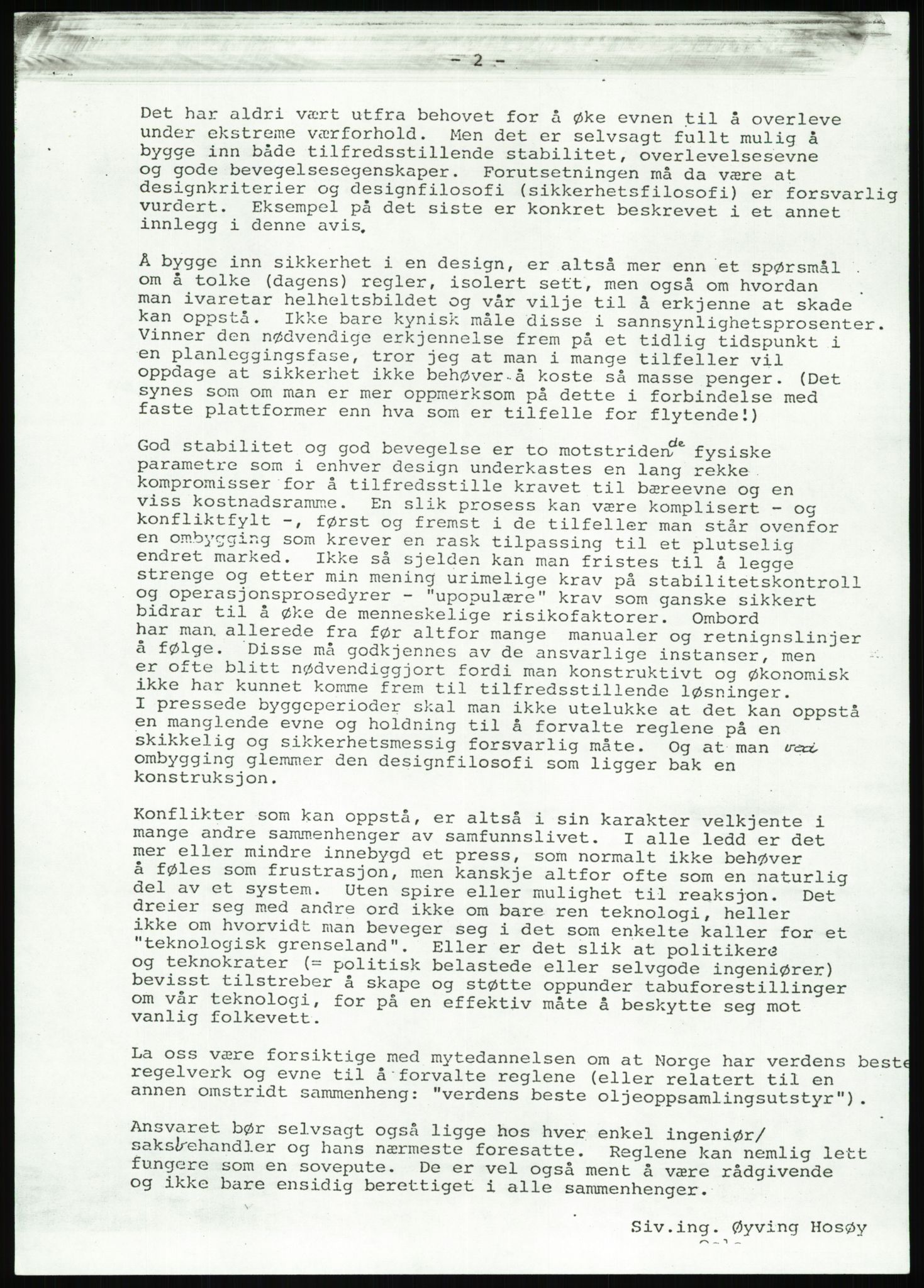 Justisdepartementet, Granskningskommisjonen ved Alexander Kielland-ulykken 27.3.1980, AV/RA-S-1165/D/L0022: Y Forskningsprosjekter (Y8-Y9)/Z Diverse (Doku.liste + Z1-Z15 av 15), 1980-1981, p. 364