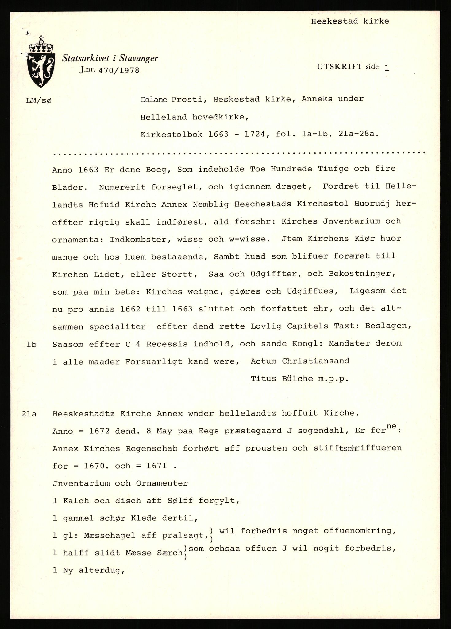 Statsarkivet i Stavanger, SAST/A-101971/03/Y/Yj/L0036: Avskrifter sortert etter gårdsnavn: Hervik - Hetland i Høyland, 1750-1930, p. 373