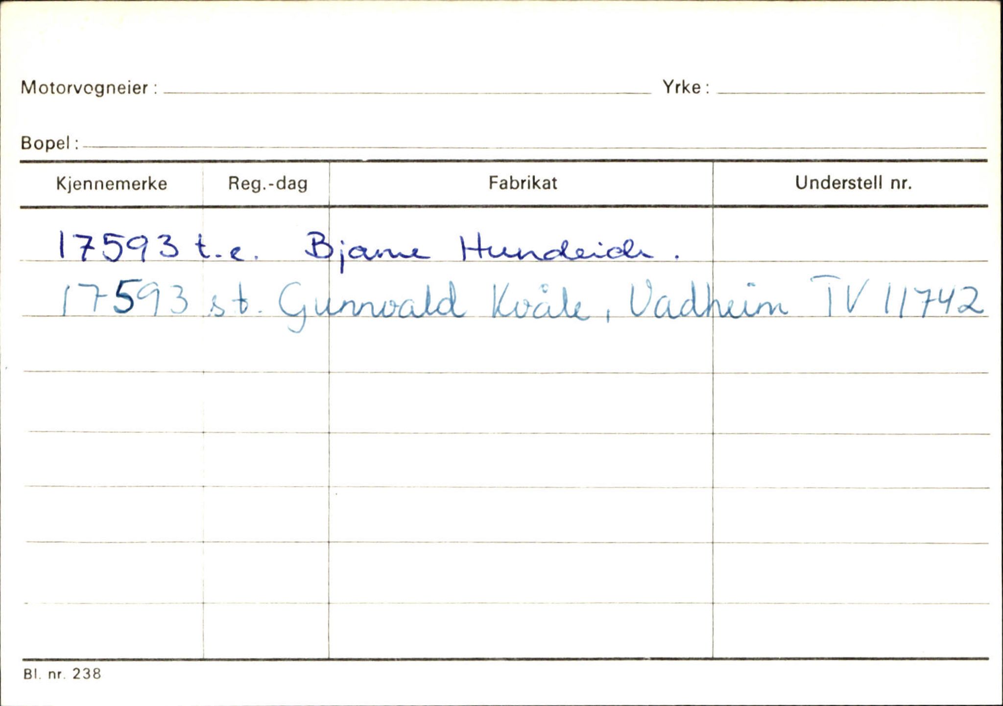 Statens vegvesen, Sogn og Fjordane vegkontor, AV/SAB-A-5301/4/F/L0126: Eigarregister Fjaler M-Å. Leikanger A-Å, 1945-1975, p. 2460