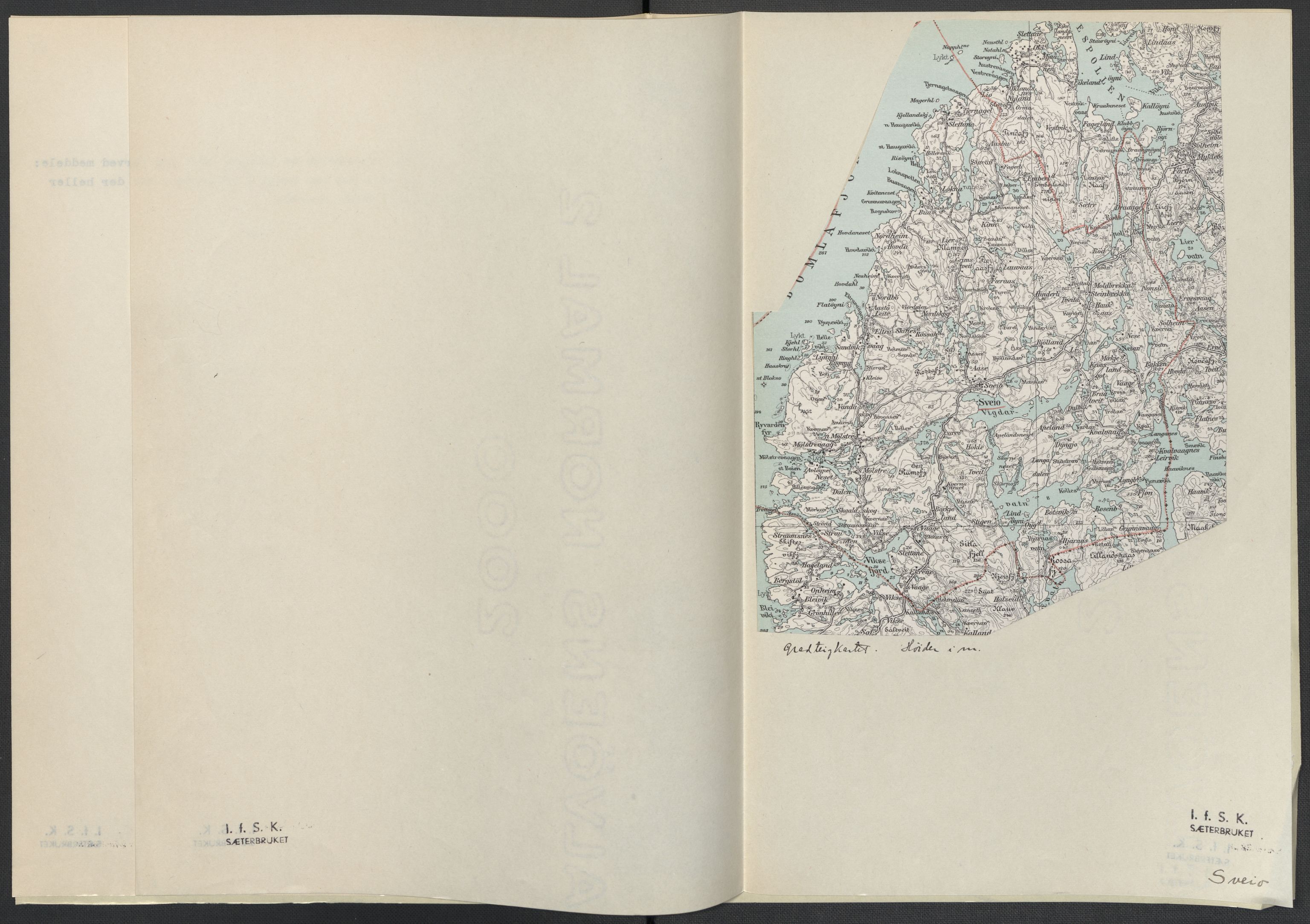 Instituttet for sammenlignende kulturforskning, AV/RA-PA-0424/F/Fc/L0009/0003: Eske B9: / Hordaland (perm XXIV), 1933-1938