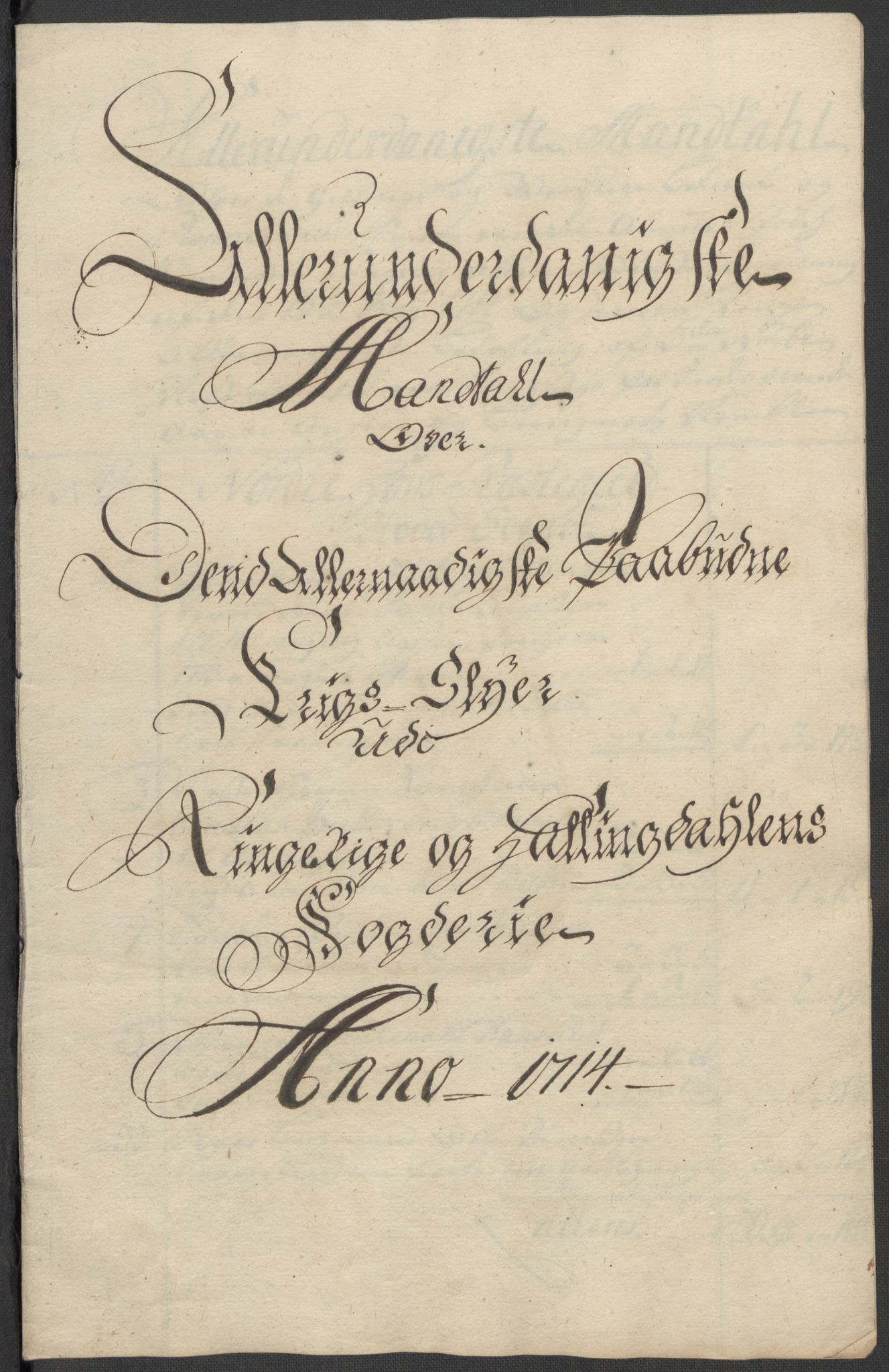 Rentekammeret inntil 1814, Reviderte regnskaper, Fogderegnskap, RA/EA-4092/R23/L1471: Fogderegnskap Ringerike og Hallingdal, 1713-1714, p. 396