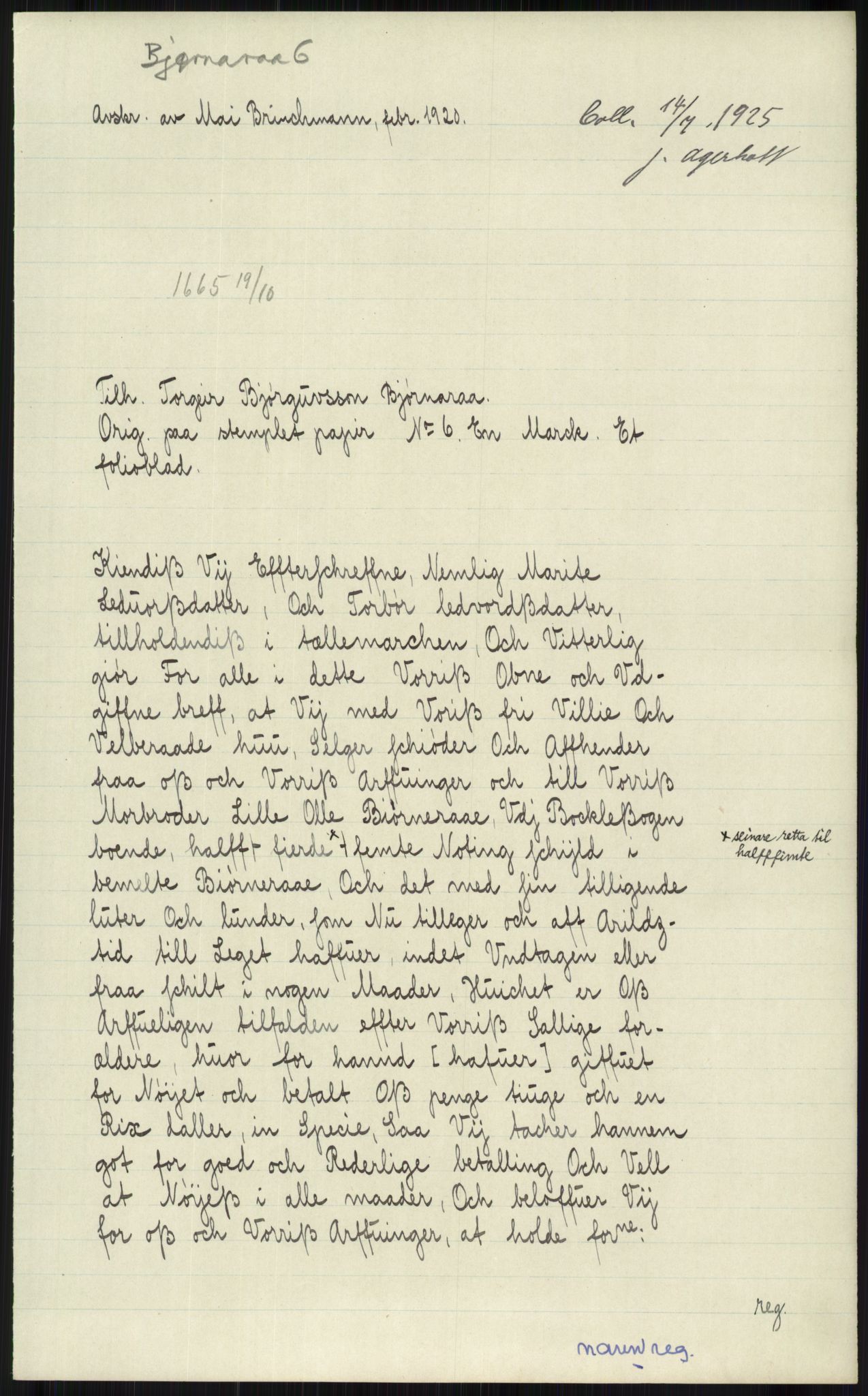 Samlinger til kildeutgivelse, Diplomavskriftsamlingen, AV/RA-EA-4053/H/Ha, p. 418