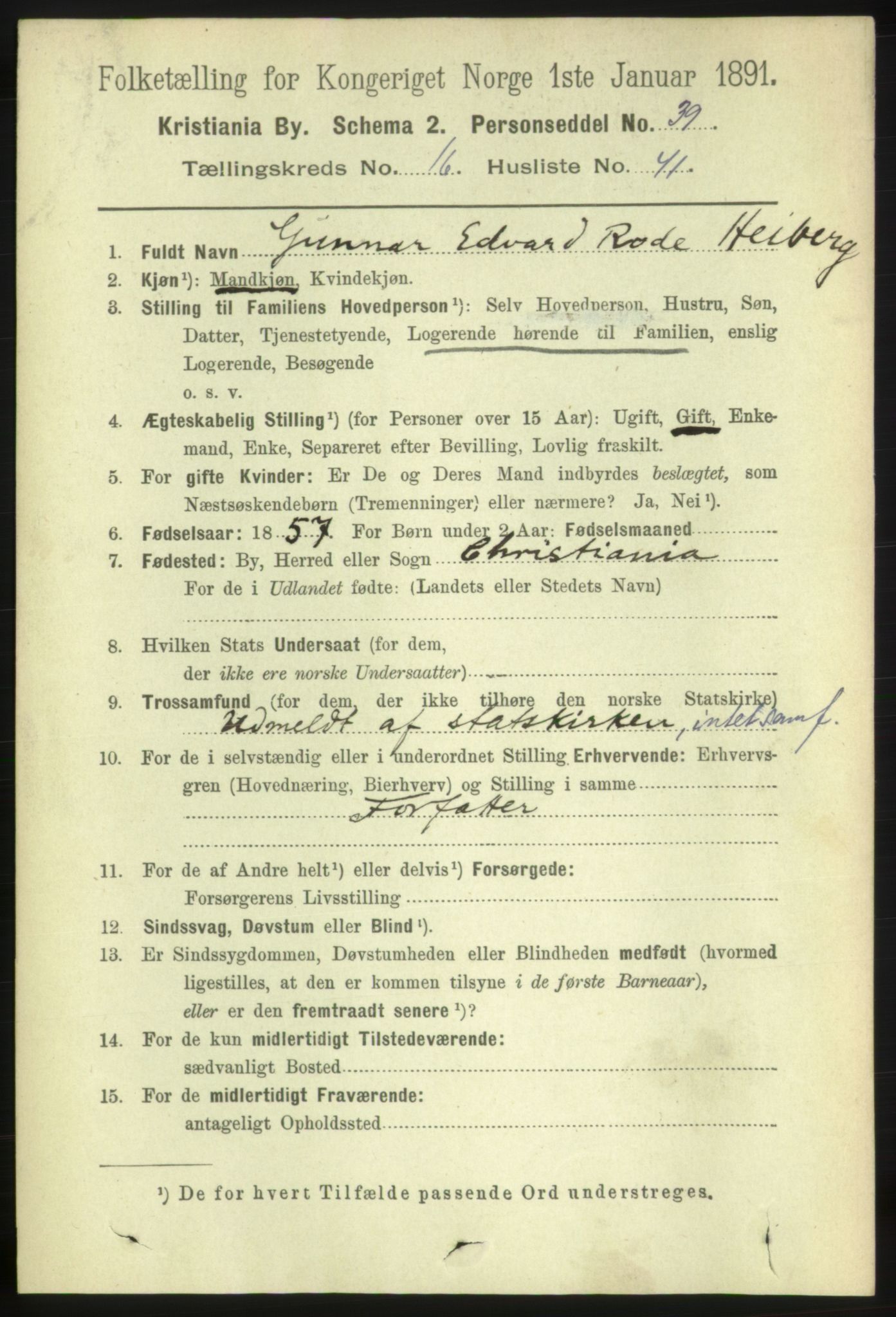 RA, 1891 census for 0301 Kristiania, 1891, p. 8027