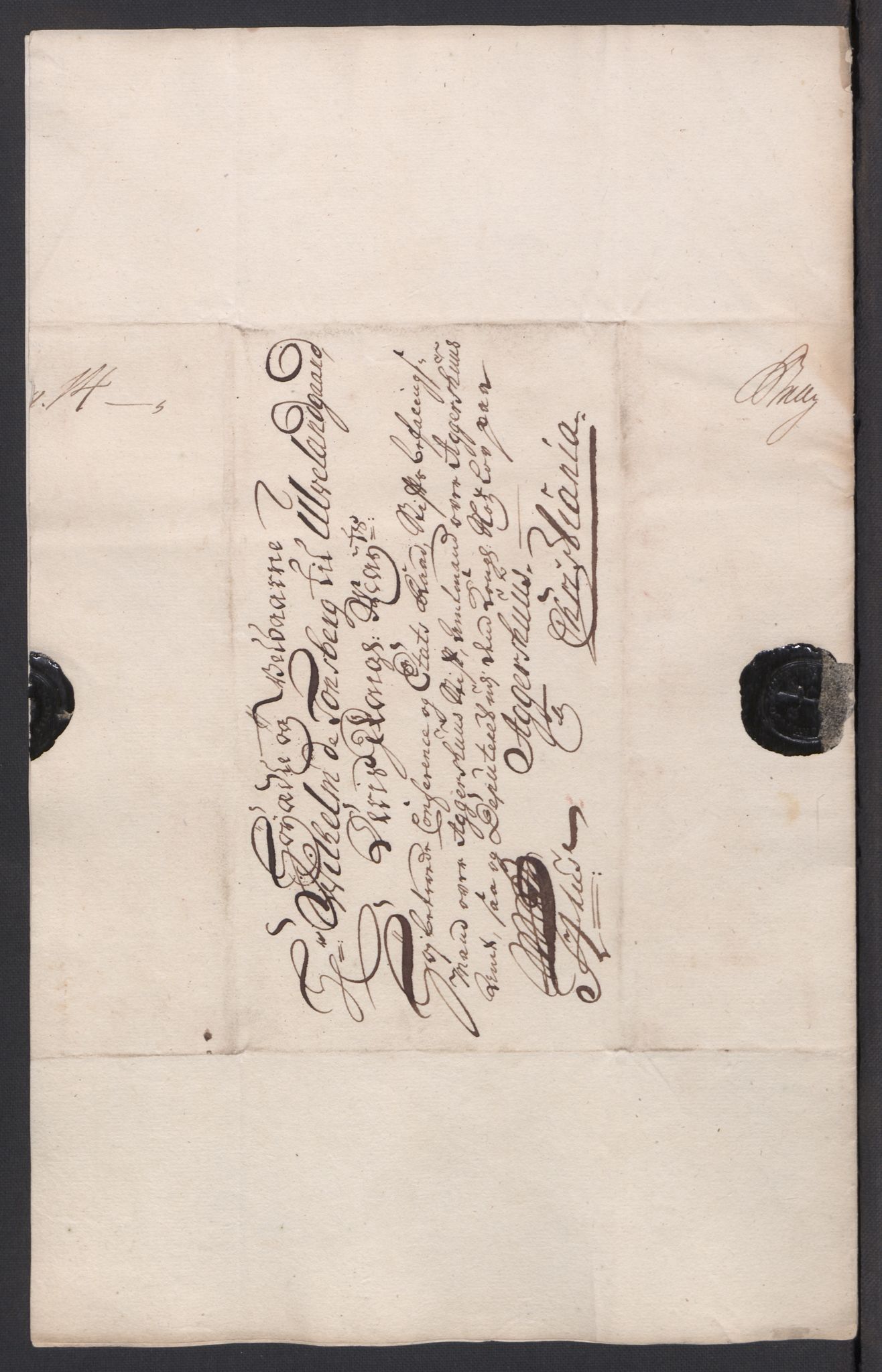 Forskjellige samlinger, Uplasserte saker i Eldre avdeling, AV/RA-EA-4033/F/L0005: Losvesenet., 1723-1807, p. 30