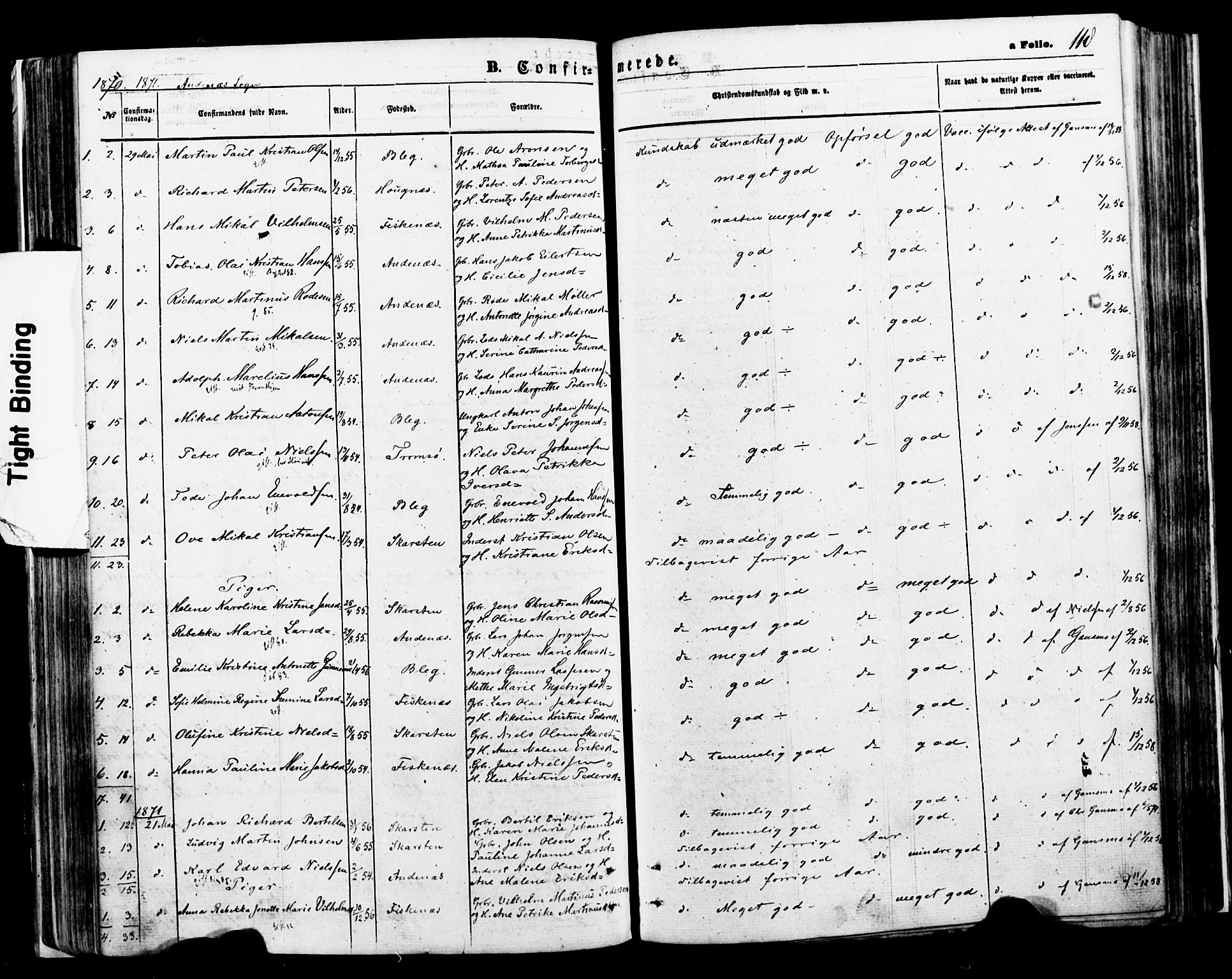 Ministerialprotokoller, klokkerbøker og fødselsregistre - Nordland, SAT/A-1459/897/L1398: Parish register (official) no. 897A05 /2, 1867-1880, p. 118
