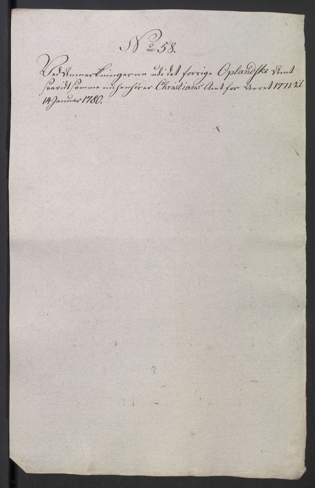 Rentekammeret inntil 1814, Reviderte regnskaper, Mindre regnskaper, AV/RA-EA-4068/Rb/L0014: Opplands amt, 1771-1779, p. 824