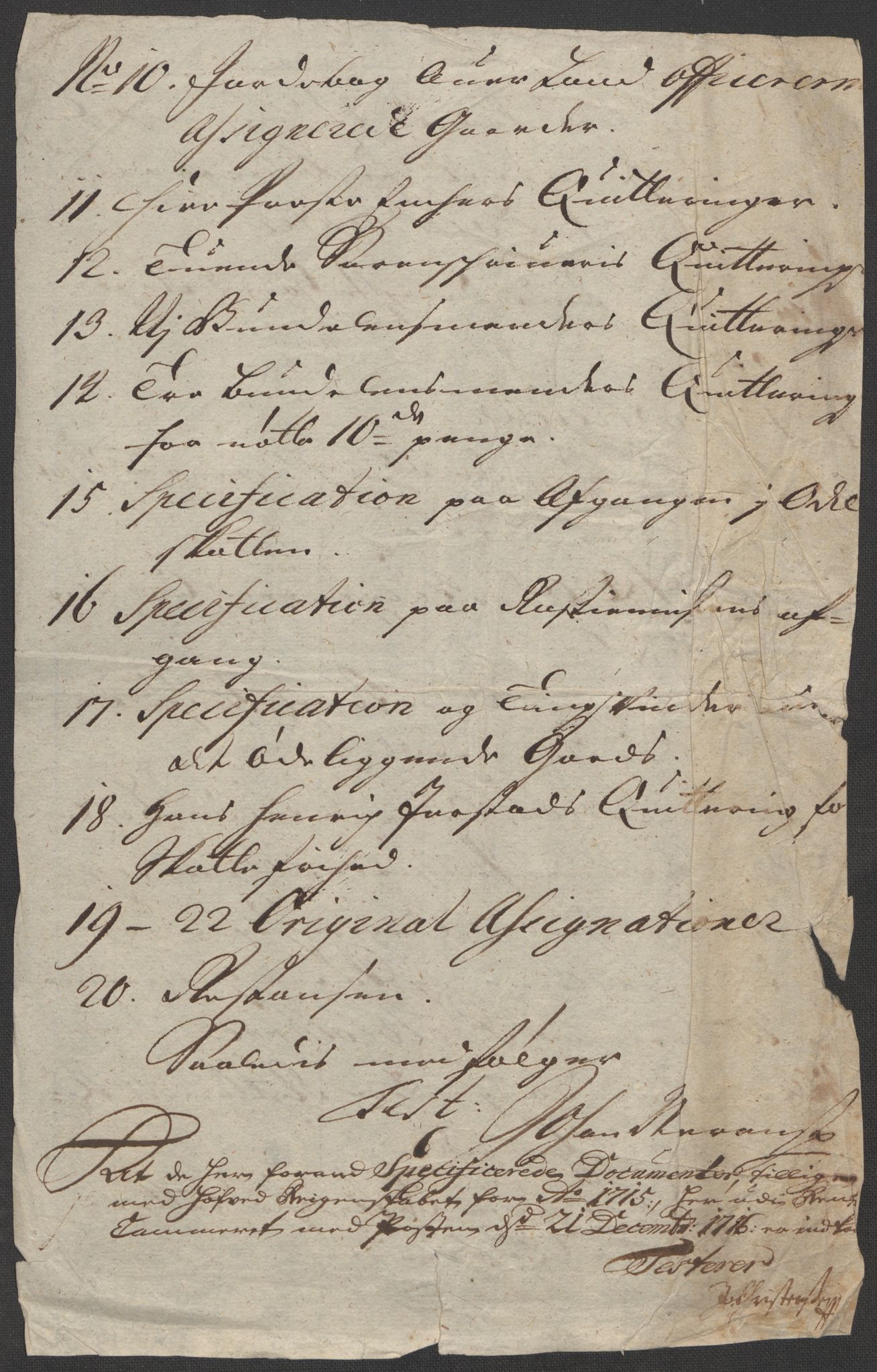 Rentekammeret inntil 1814, Reviderte regnskaper, Fogderegnskap, AV/RA-EA-4092/R18/L1314: Fogderegnskap Hadeland, Toten og Valdres, 1715, p. 13