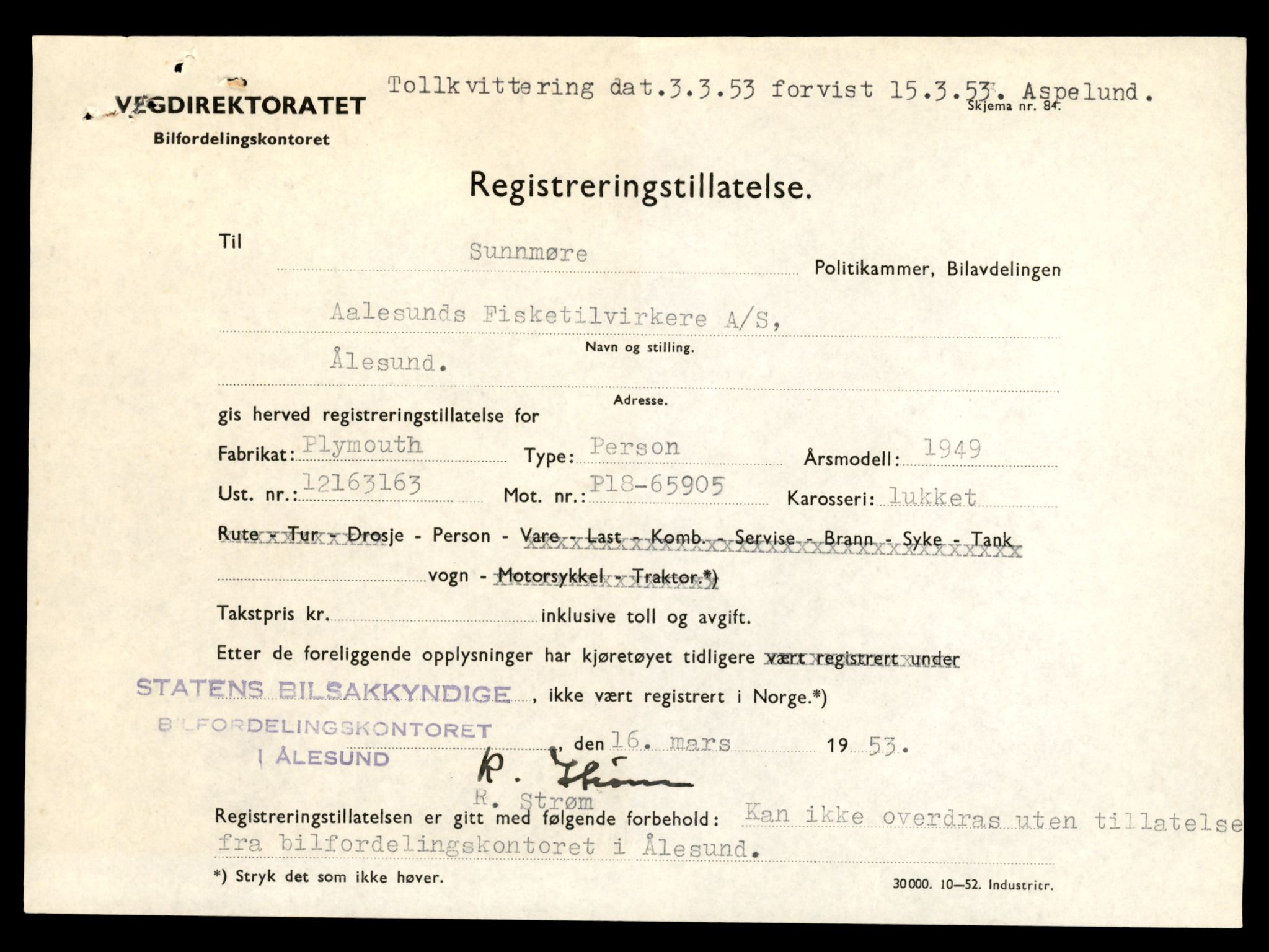 Møre og Romsdal vegkontor - Ålesund trafikkstasjon, AV/SAT-A-4099/F/Fe/L0043: Registreringskort for kjøretøy T 14080 - T 14204, 1927-1998, p. 405