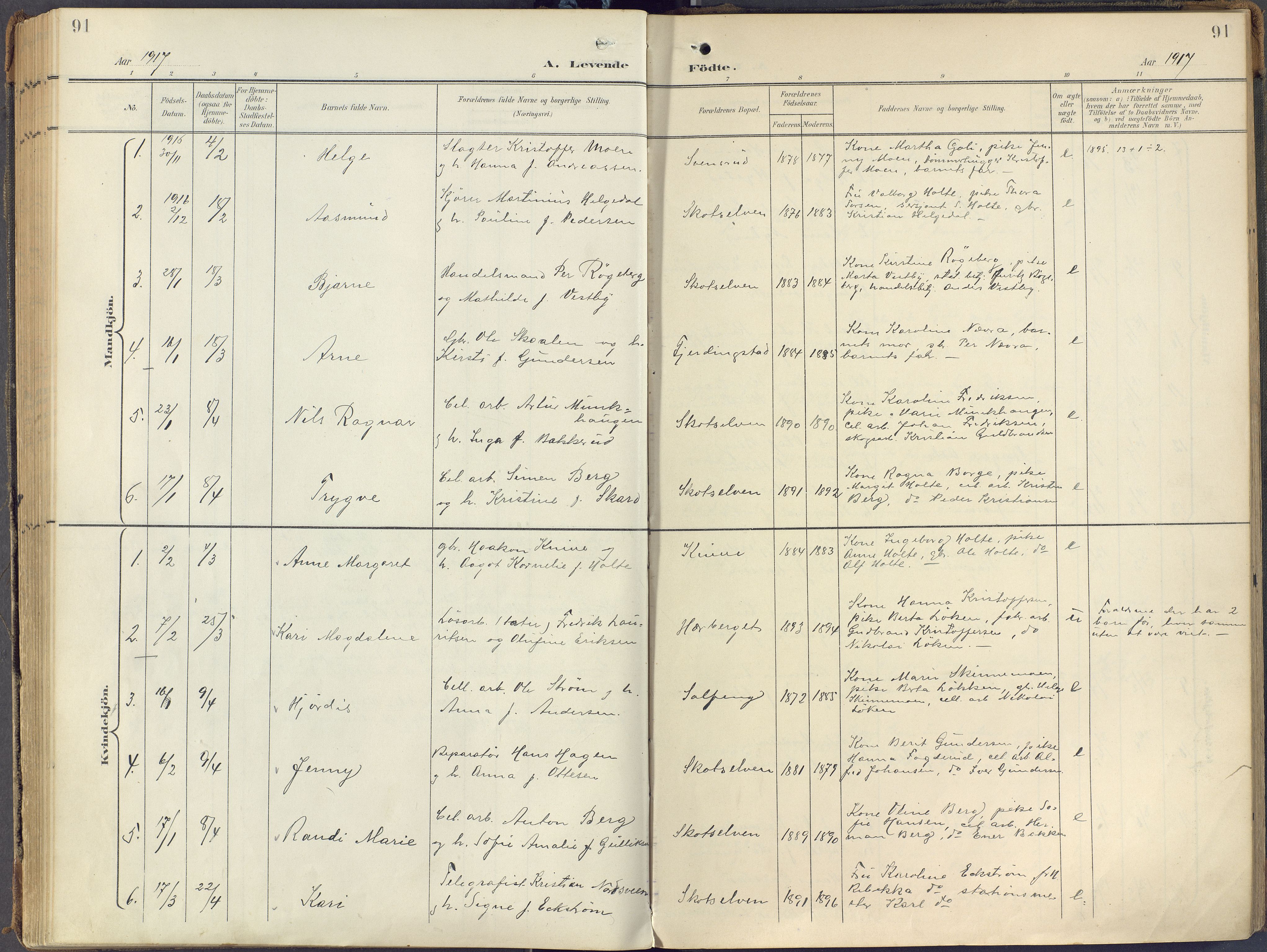 Eiker kirkebøker, AV/SAKO-A-4/F/Fc/L0004: Parish register (official) no. III 4, 1900-1919, p. 91