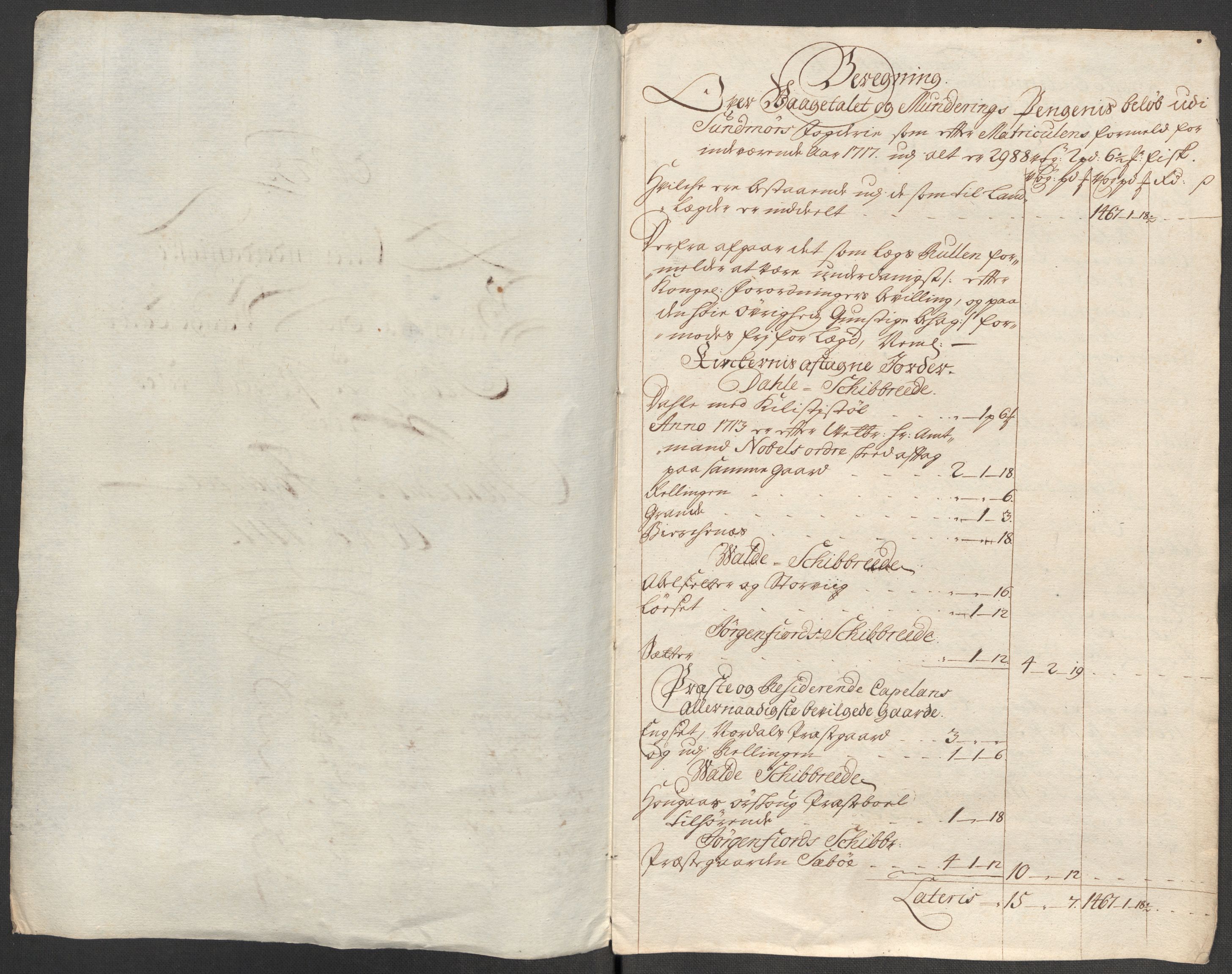 Rentekammeret inntil 1814, Reviderte regnskaper, Fogderegnskap, RA/EA-4092/R54/L3569: Fogderegnskap Sunnmøre, 1717, p. 222