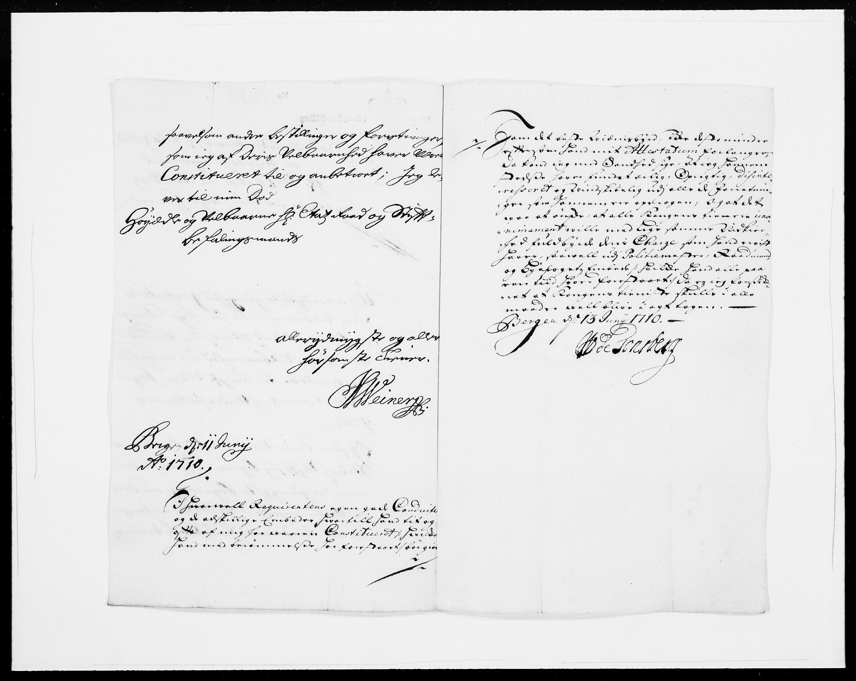 Danske Kanselli 1572-1799, AV/RA-EA-3023/F/Fc/Fcc/Fcca/L0069: Norske innlegg 1572-1799, 1710, p. 267