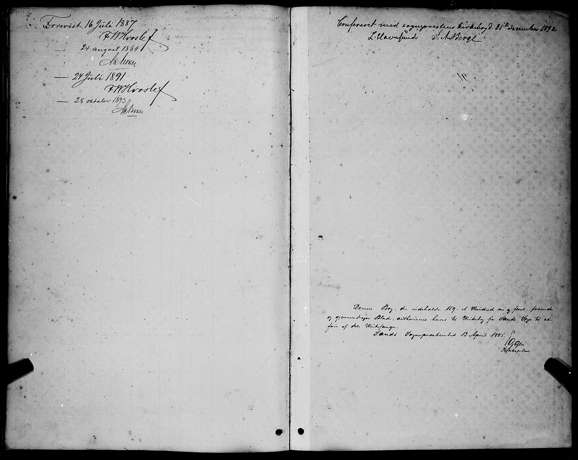 Ministerialprotokoller, klokkerbøker og fødselsregistre - Møre og Romsdal, SAT/A-1454/503/L0048: Parish register (copy) no. 503C03, 1885-1893