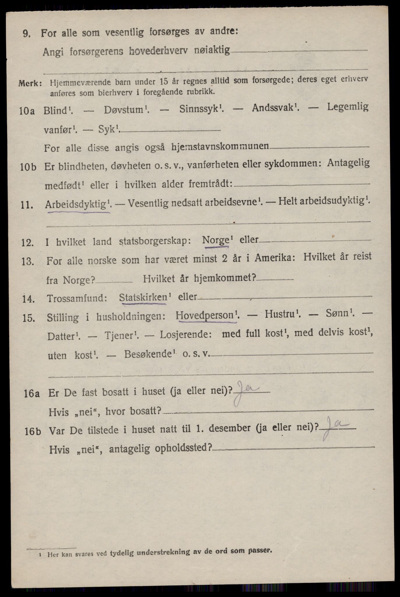 SAST, 1920 census for Hetland, 1920, p. 25690