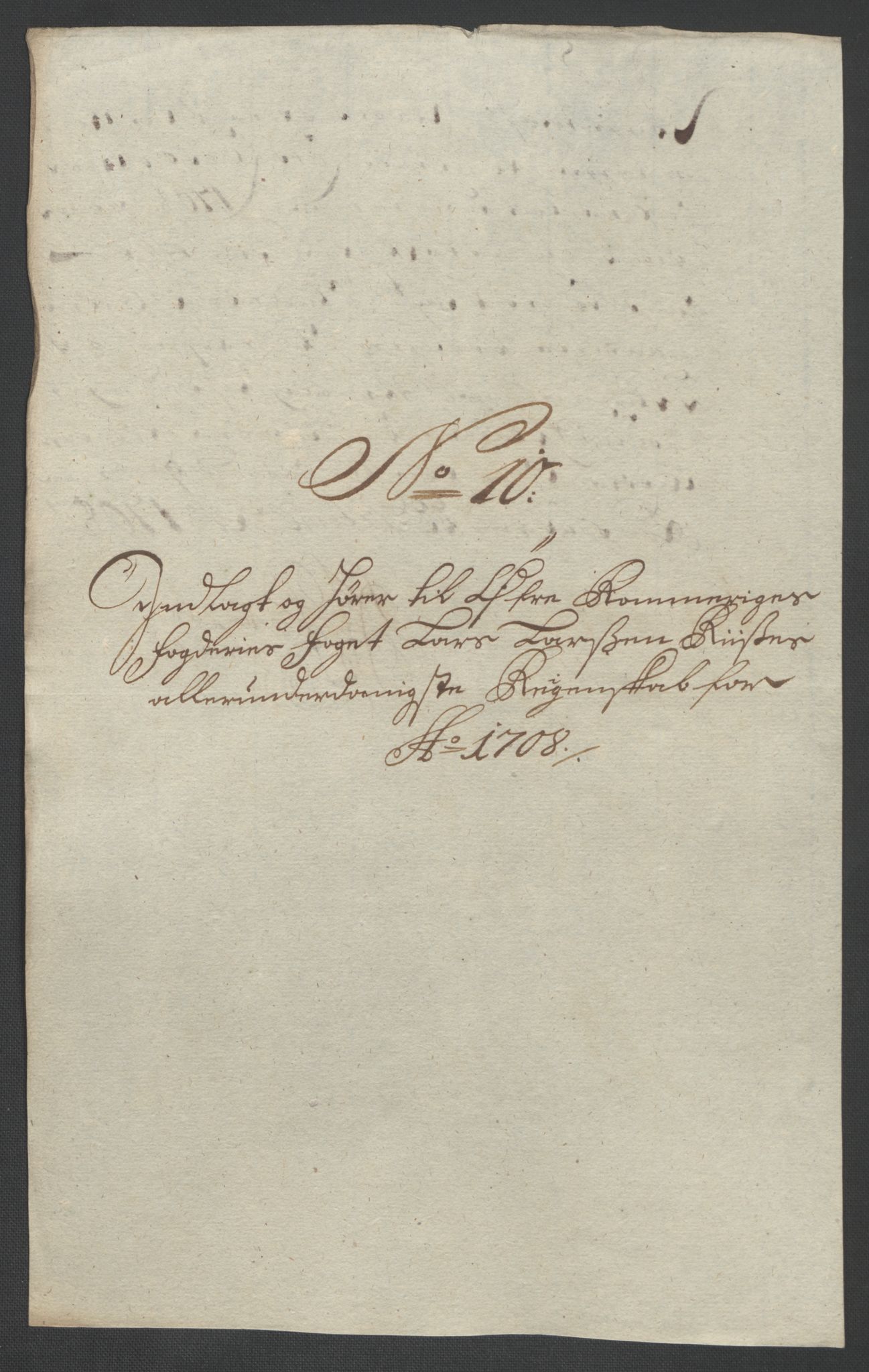 Rentekammeret inntil 1814, Reviderte regnskaper, Fogderegnskap, RA/EA-4092/R12/L0719: Fogderegnskap Øvre Romerike, 1708-1709, p. 170