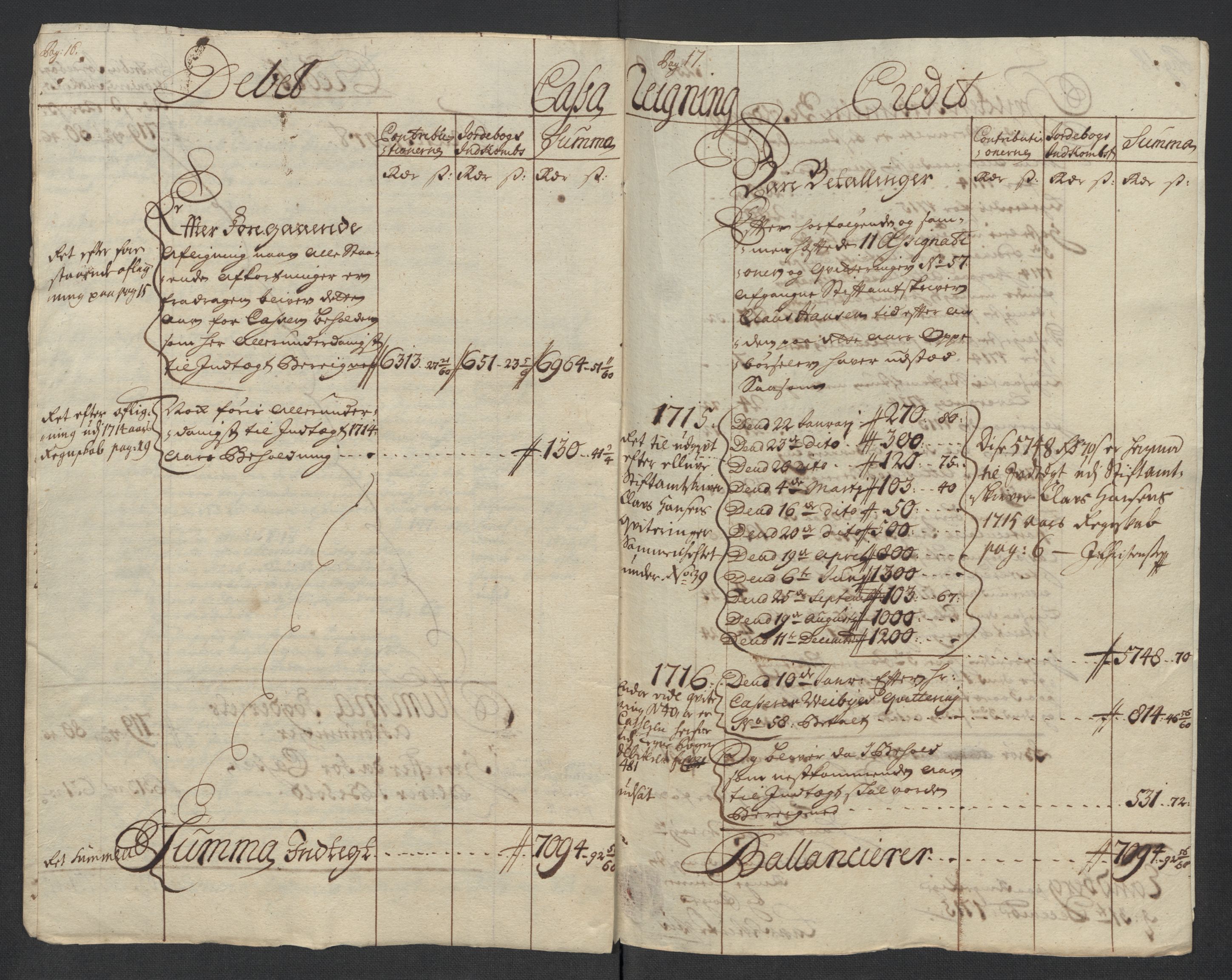 Rentekammeret inntil 1814, Reviderte regnskaper, Fogderegnskap, RA/EA-4092/R23/L1473: Fogderegnskap Ringerike og Hallingdal, 1715, p. 12