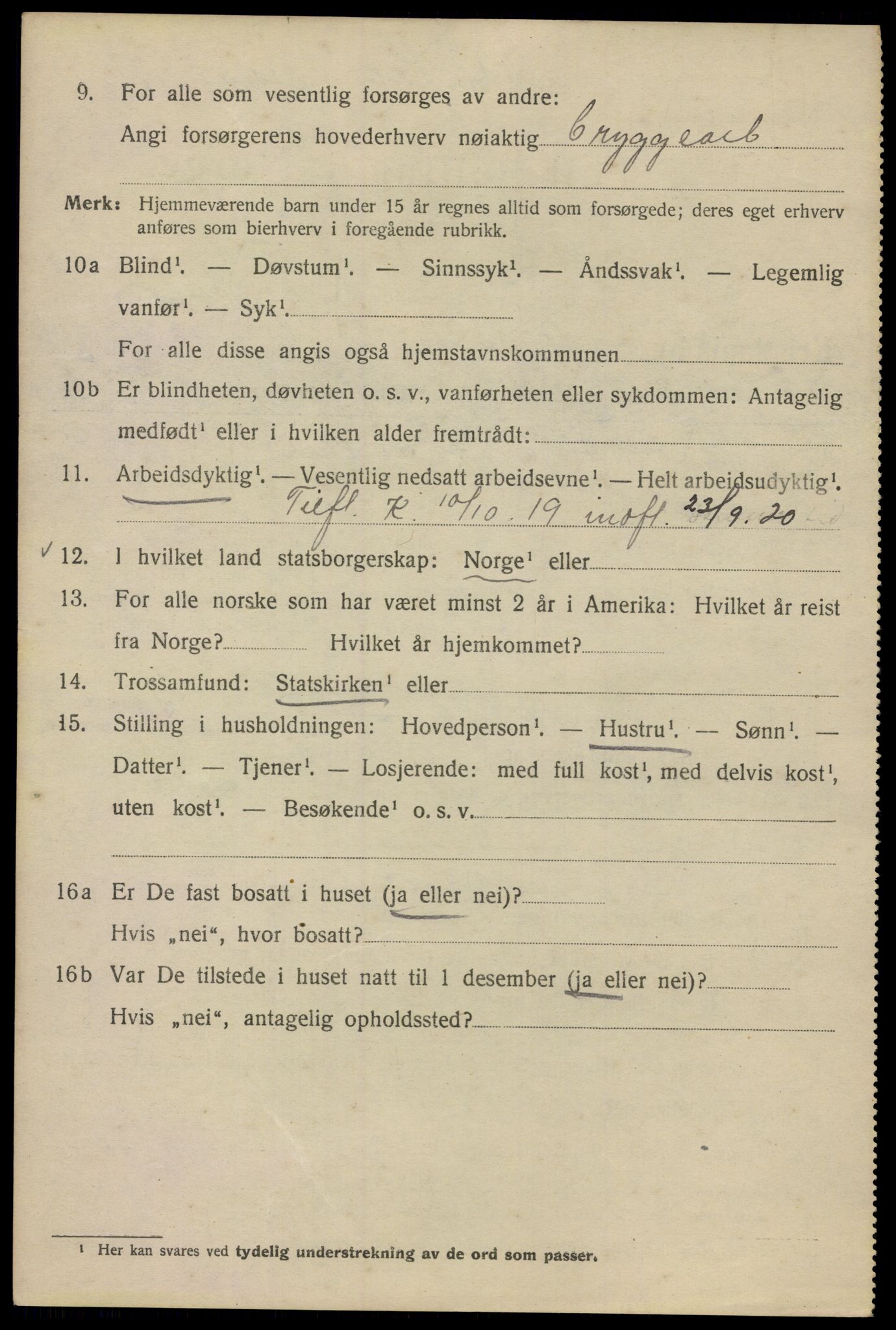 SAO, 1920 census for Kristiania, 1920, p. 155962