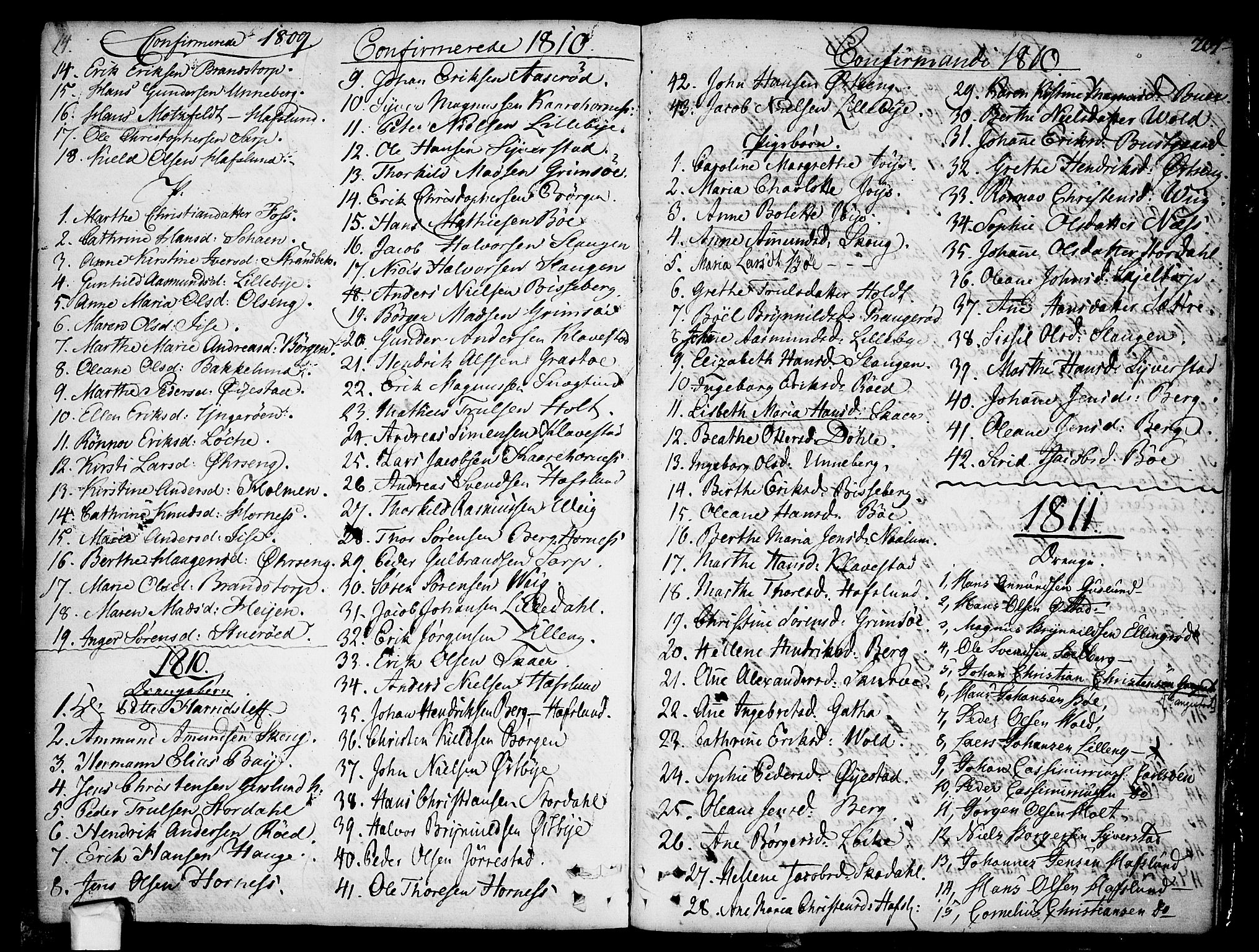 Skjeberg prestekontor Kirkebøker, SAO/A-10923/F/Fa/L0003: Parish register (official) no. I 3, 1792-1814, p. 207