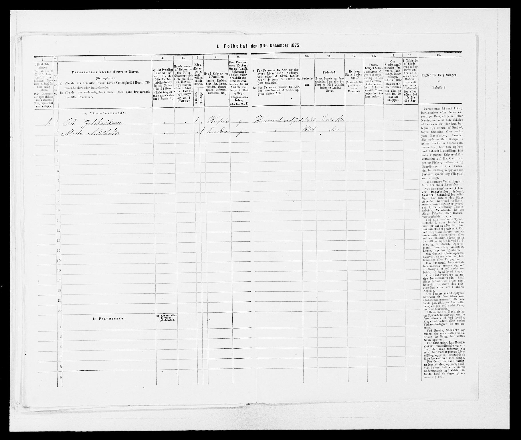 SAB, 1875 census for 1224P Kvinnherad, 1875, p. 498