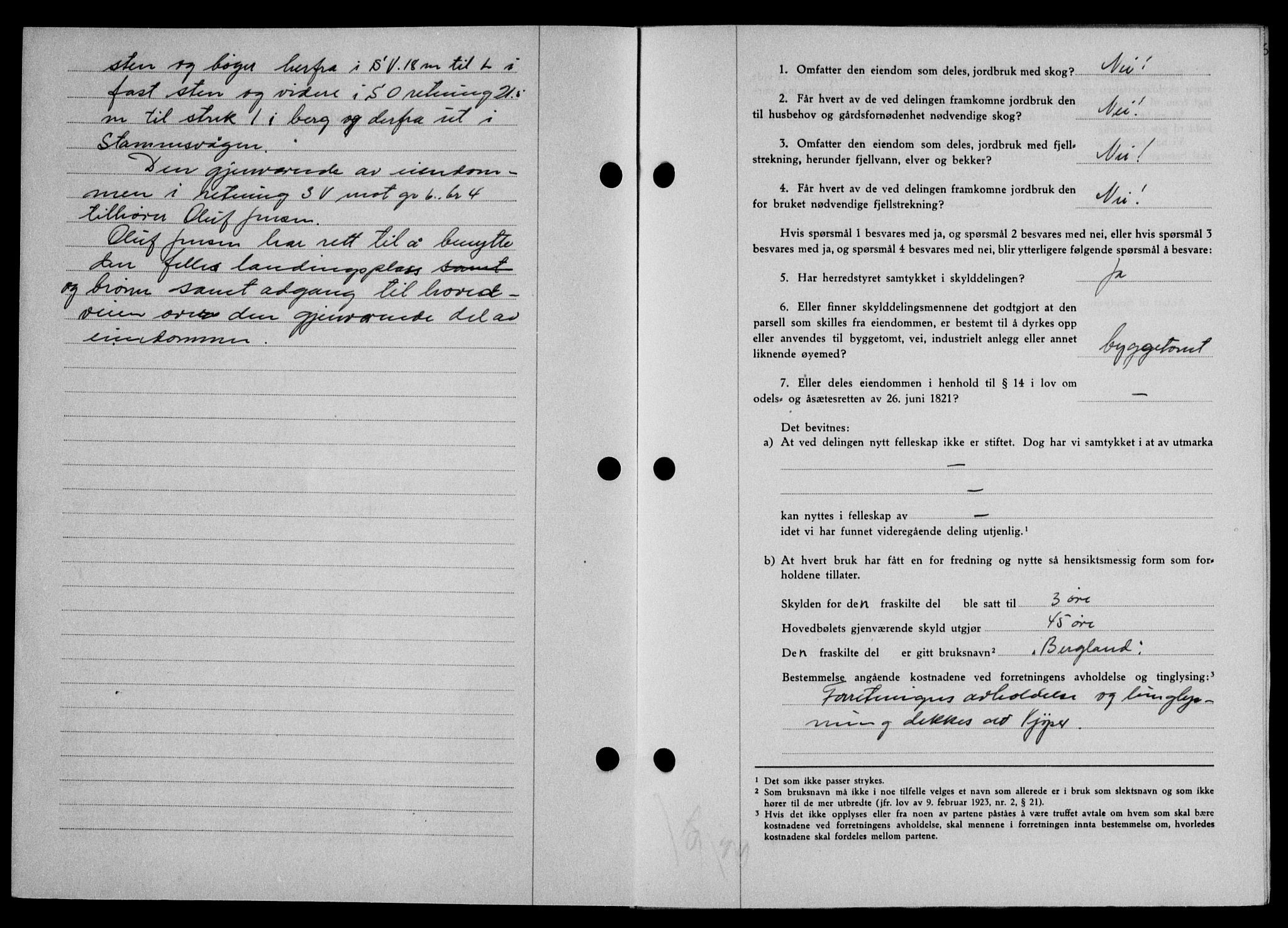 Lofoten sorenskriveri, SAT/A-0017/1/2/2C/L0014a: Mortgage book no. 14a, 1946-1946, Diary no: : 910/1946