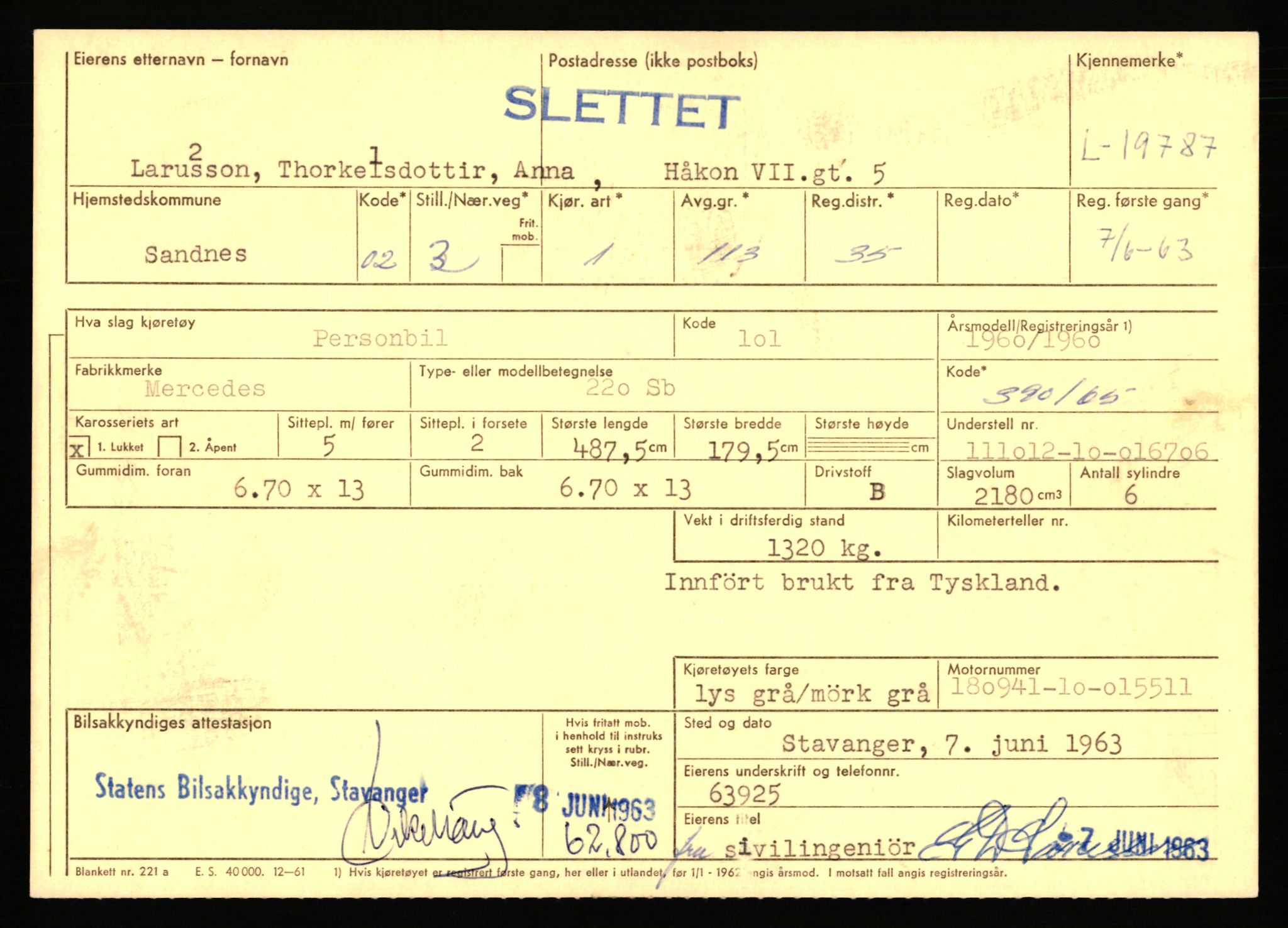 Stavanger trafikkstasjon, AV/SAST-A-101942/0/F/L0035: L-19100 - L-19999, 1930-1971, p. 1902