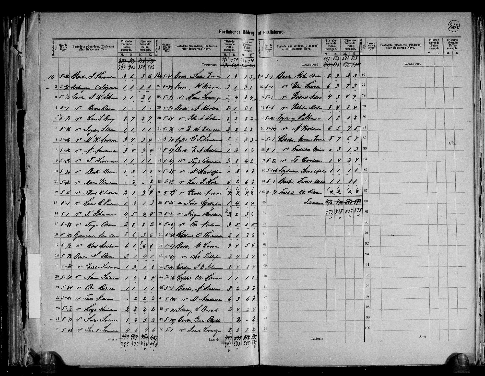 RA, 1891 census for 0990 Barbu, 1891, p. 25