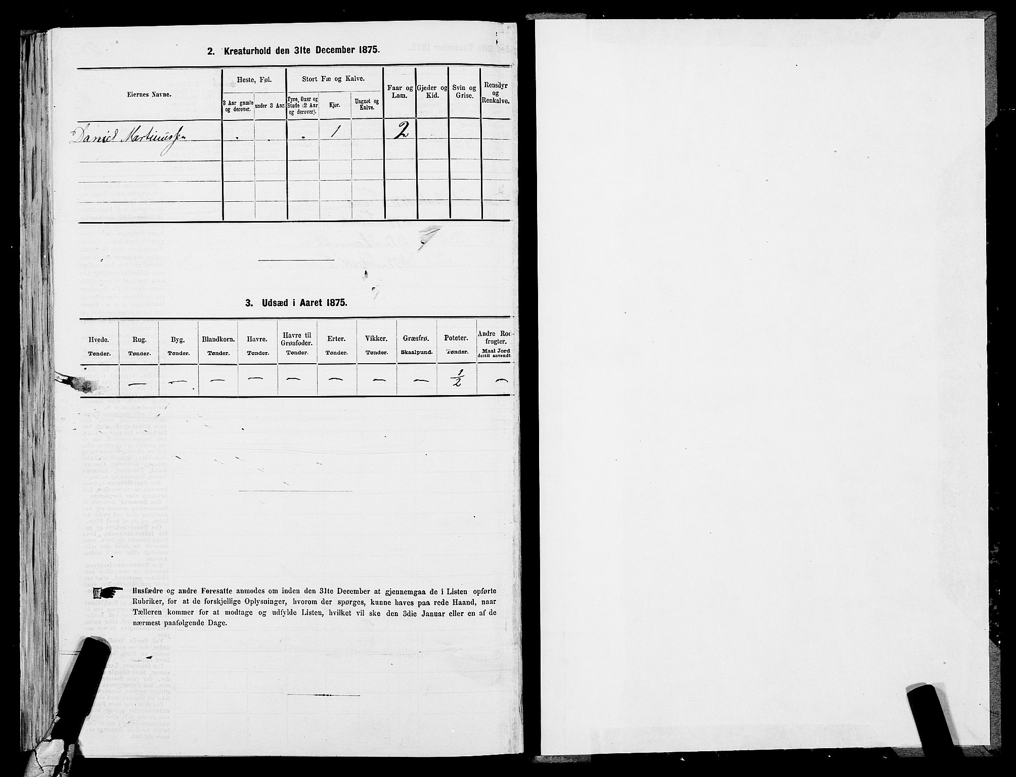 SATØ, 1875 census for 2013P Talvik, 1875