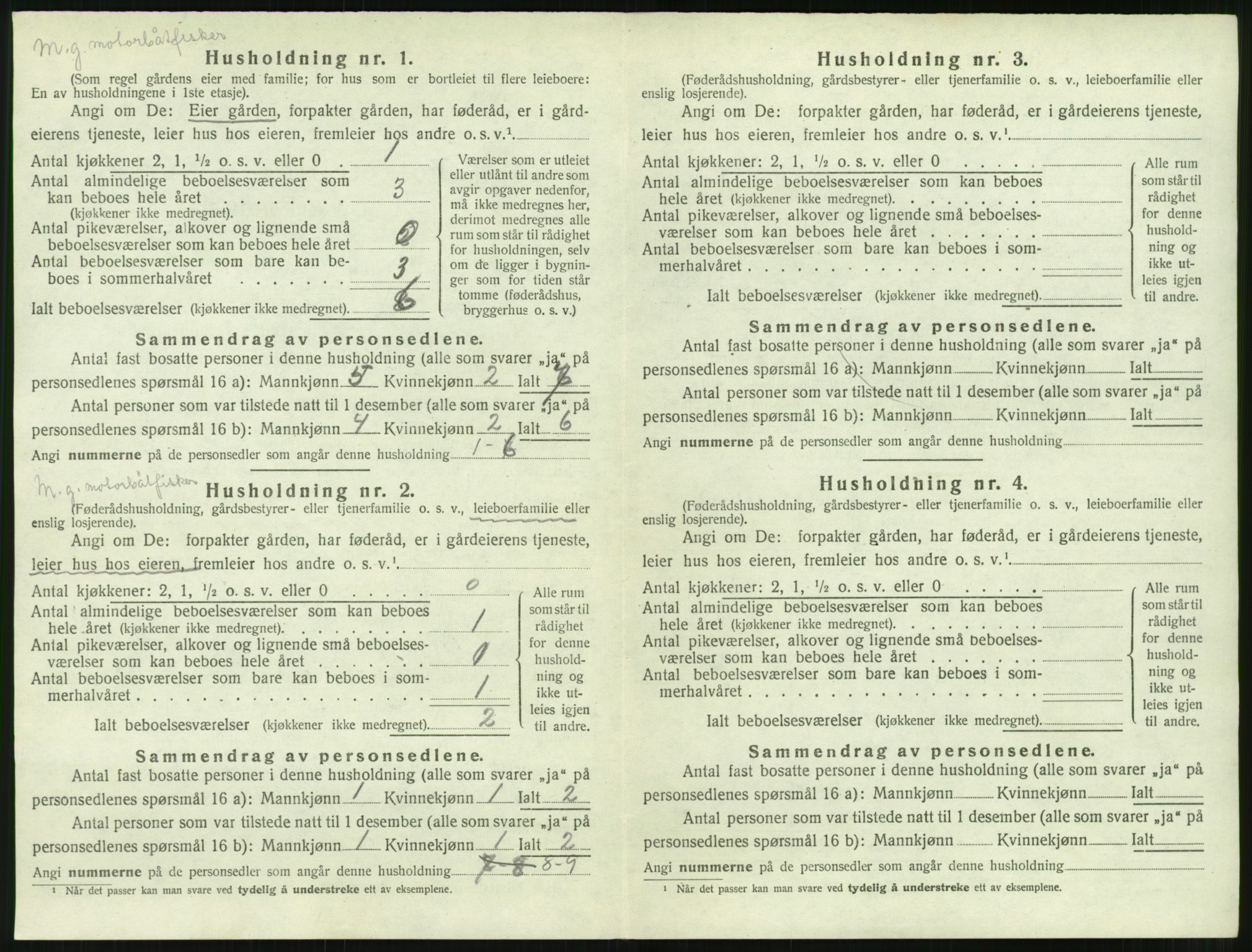 SAT, 1920 census for Sandøy, 1920, p. 361