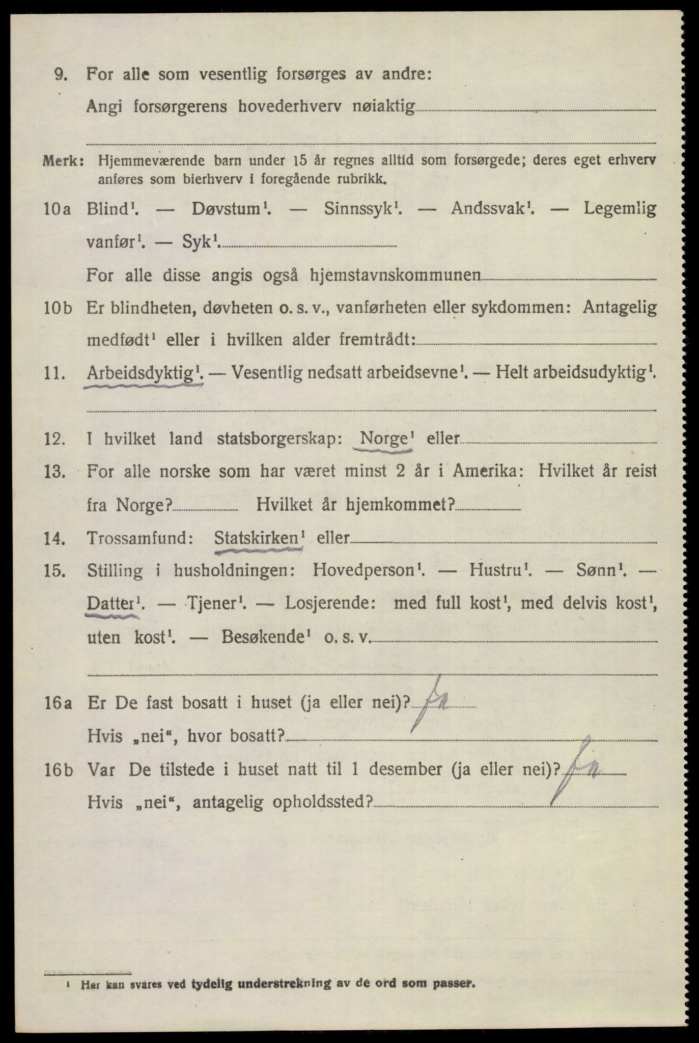 SAKO, 1920 census for Eidanger, 1920, p. 6681