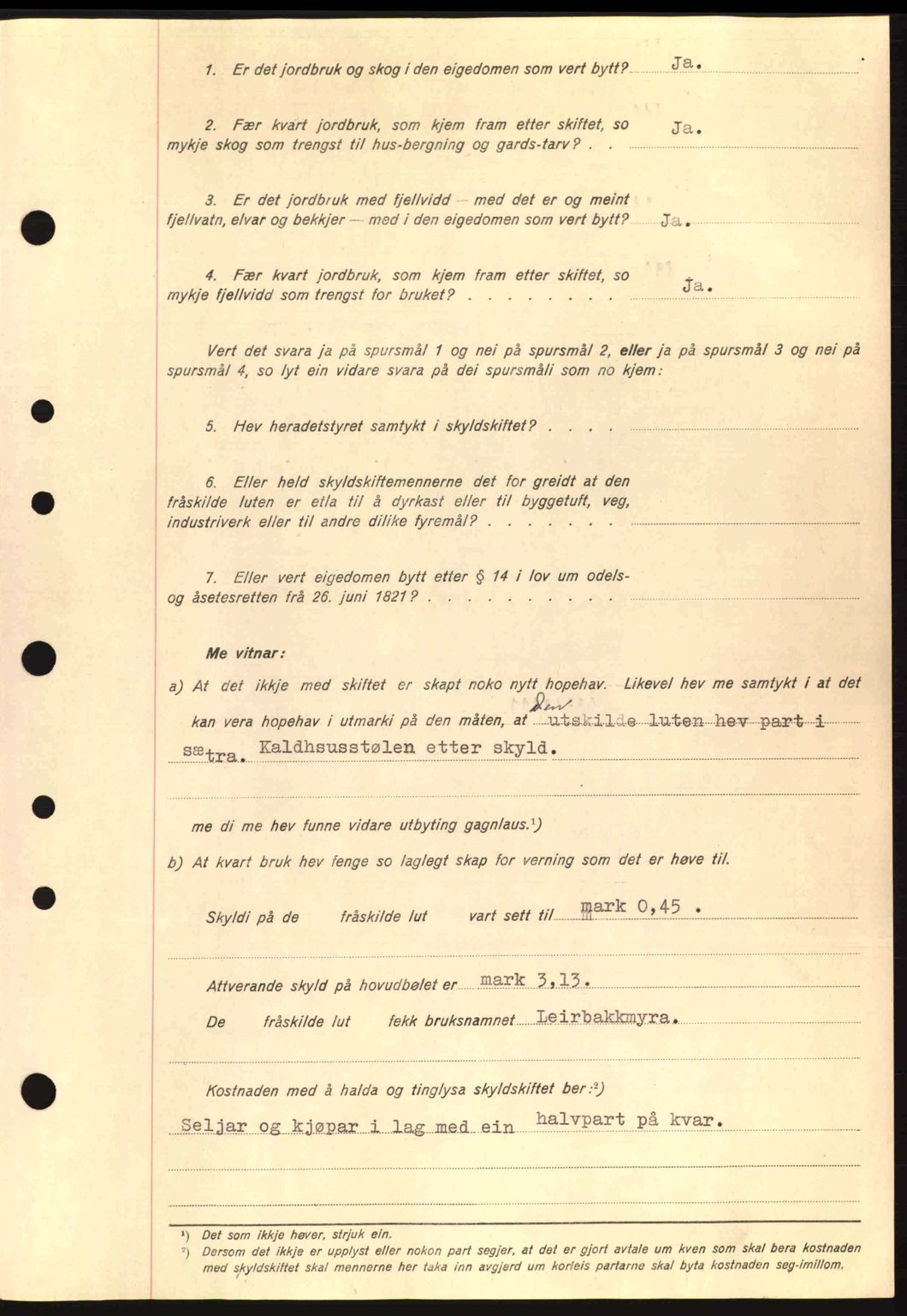 Nordre Sunnmøre sorenskriveri, AV/SAT-A-0006/1/2/2C/2Ca: Mortgage book no. A2, 1936-1937, Diary no: : 626/1937