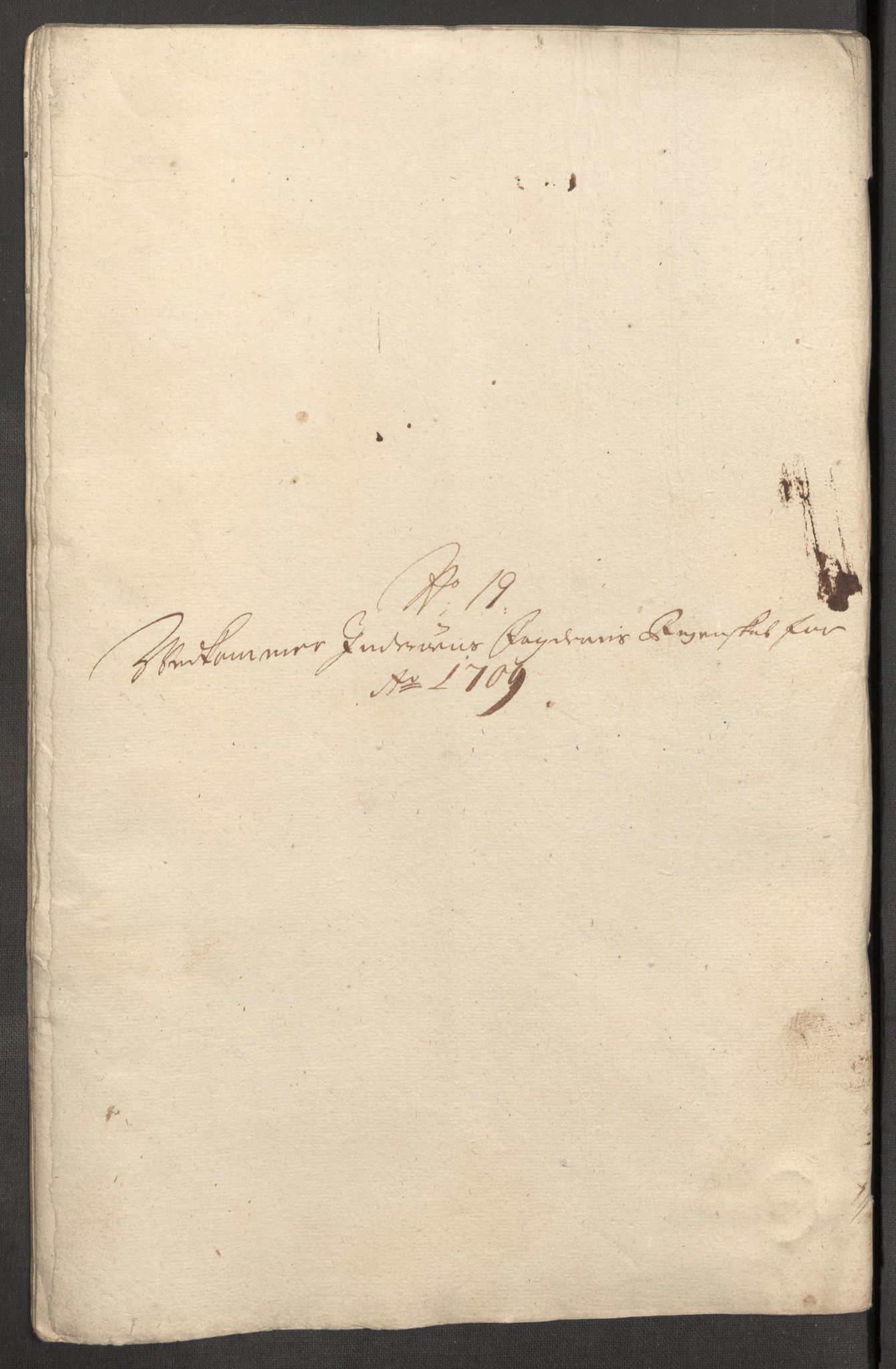 Rentekammeret inntil 1814, Reviderte regnskaper, Fogderegnskap, RA/EA-4092/R63/L4317: Fogderegnskap Inderøy, 1709, p. 219