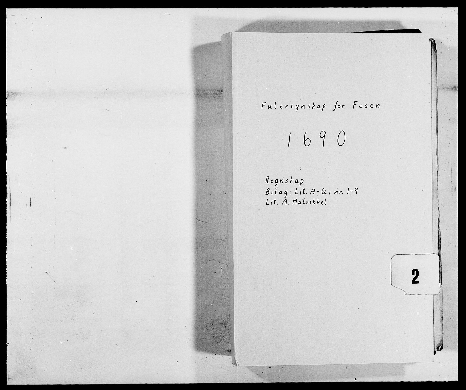 Rentekammeret inntil 1814, Reviderte regnskaper, Fogderegnskap, AV/RA-EA-4092/R57/L3848: Fogderegnskap Fosen, 1690-1691, p. 1