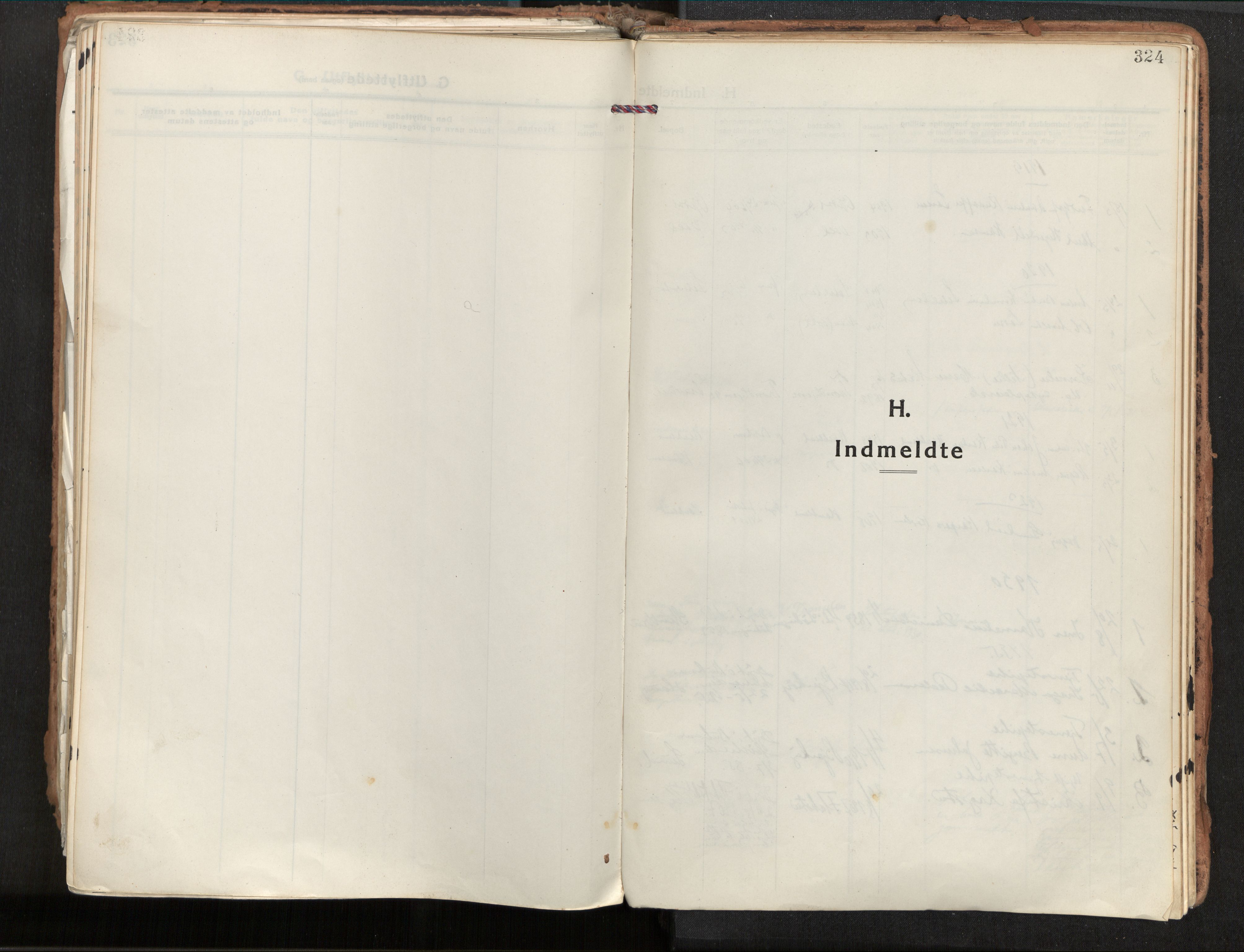 Ministerialprotokoller, klokkerbøker og fødselsregistre - Nordland, AV/SAT-A-1459/881/L1160: Parish register (official) no. 881A13, 1919-1937, p. 324