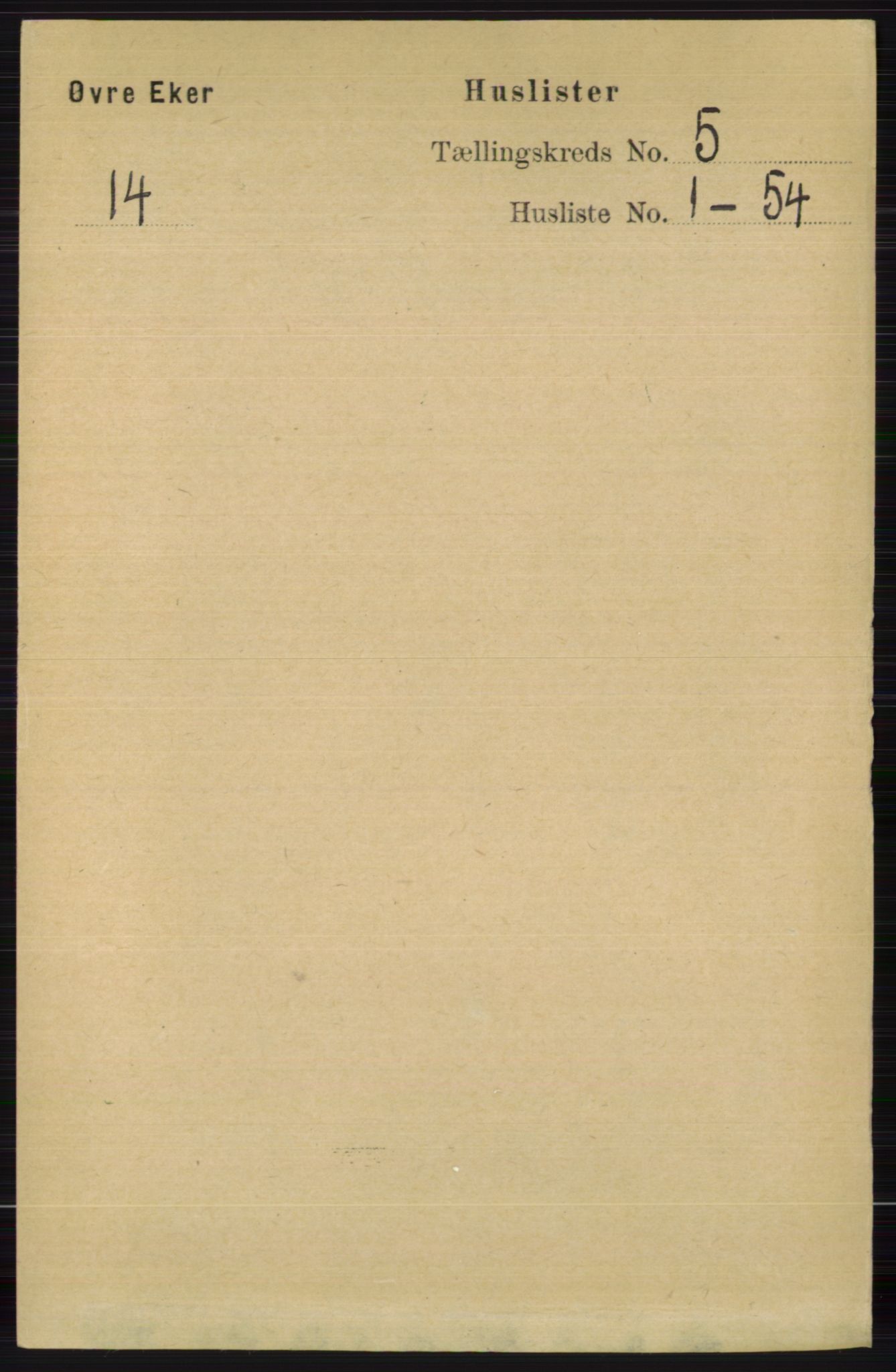 RA, 1891 census for 0624 Øvre Eiker, 1891, p. 1772