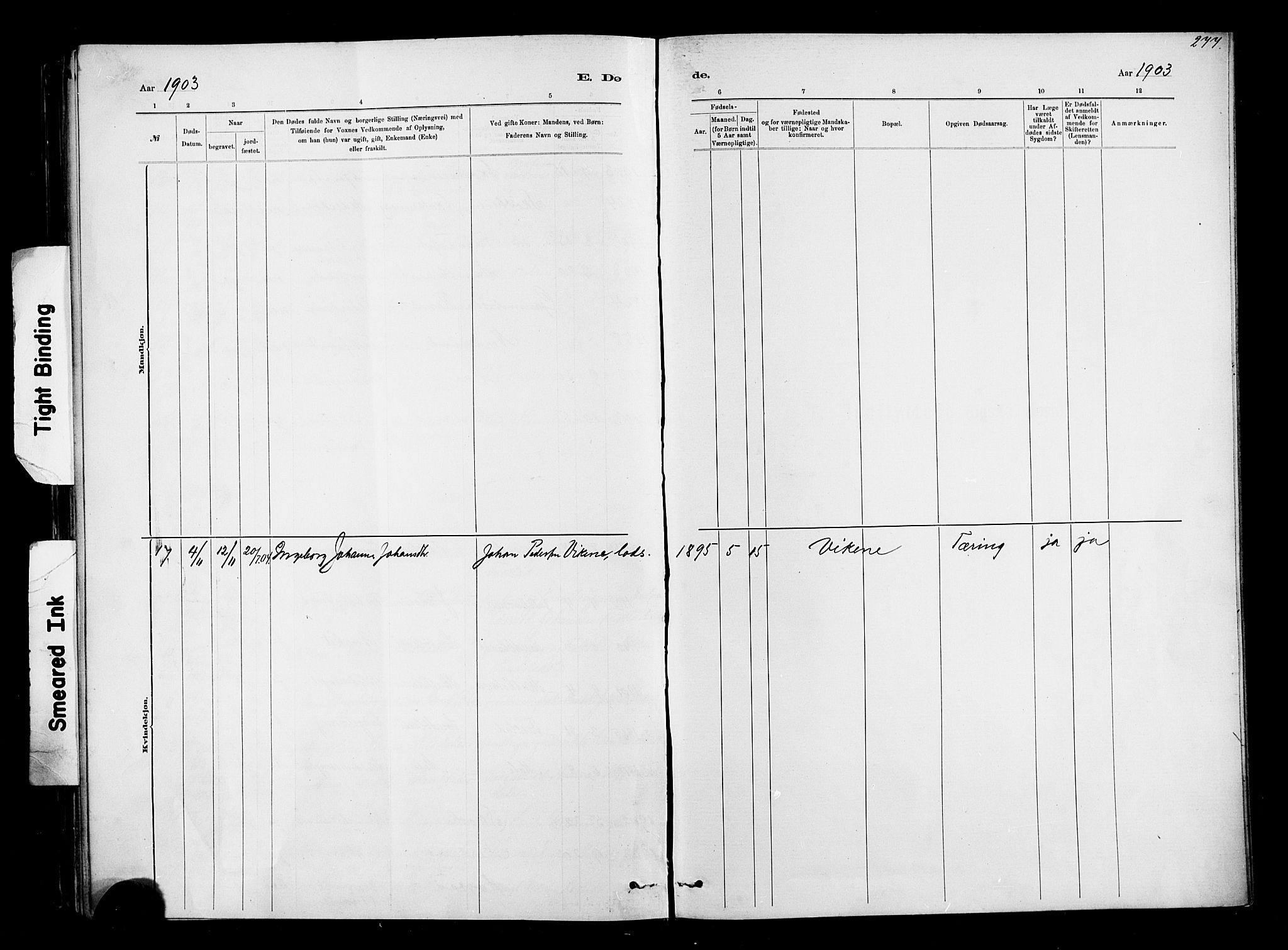 Ministerialprotokoller, klokkerbøker og fødselsregistre - Møre og Romsdal, AV/SAT-A-1454/567/L0778: Parish register (official) no. 567A01, 1881-1903, p. 277