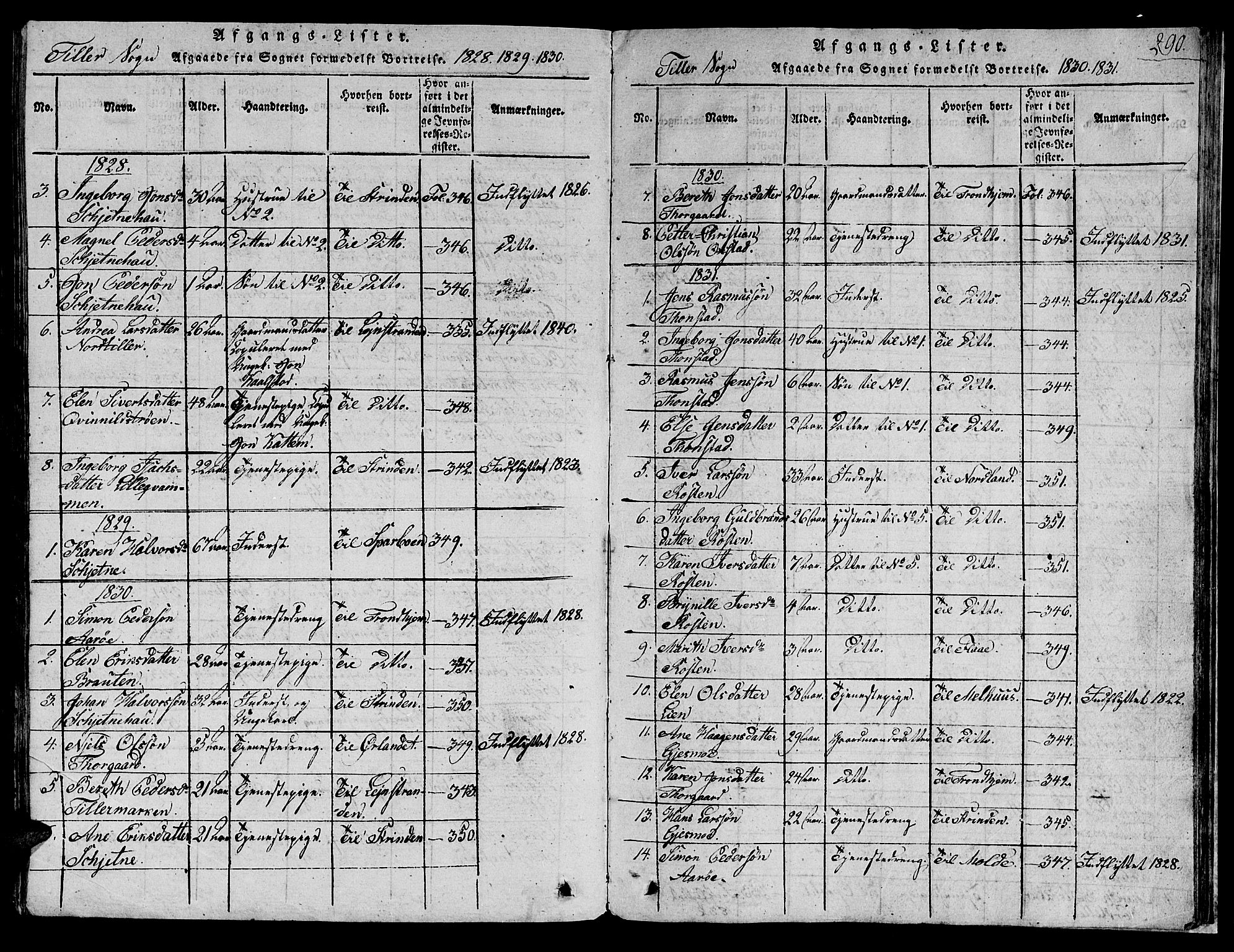 Ministerialprotokoller, klokkerbøker og fødselsregistre - Sør-Trøndelag, SAT/A-1456/621/L0458: Parish register (copy) no. 621C01, 1816-1865, p. 290