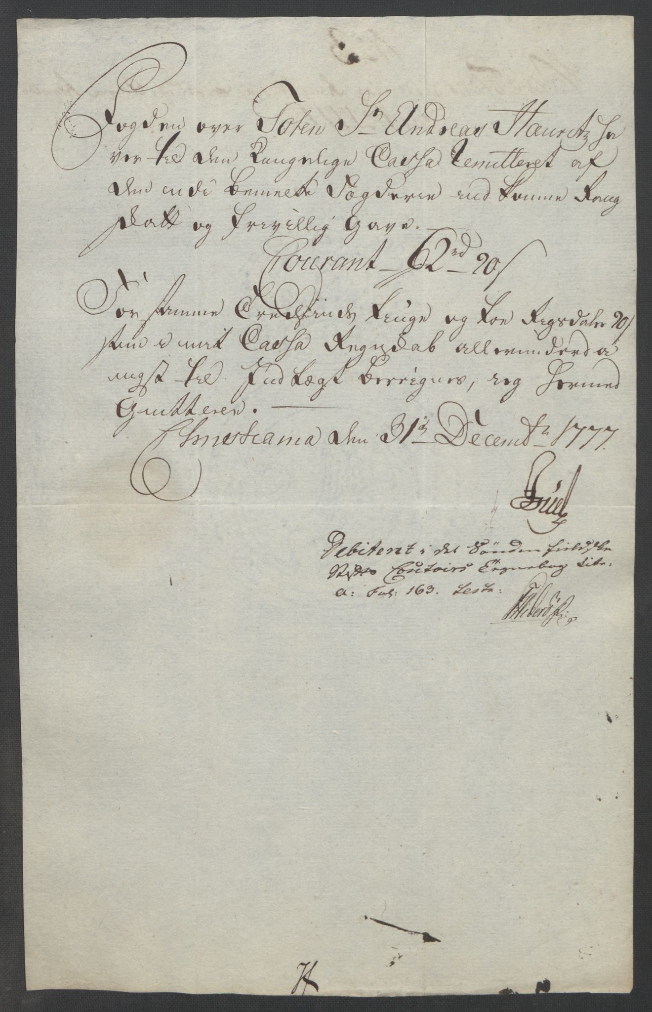 Rentekammeret inntil 1814, Reviderte regnskaper, Fogderegnskap, AV/RA-EA-4092/R19/L1399: Fogderegnskap Toten, Hadeland og Vardal, 1762-1783, p. 453