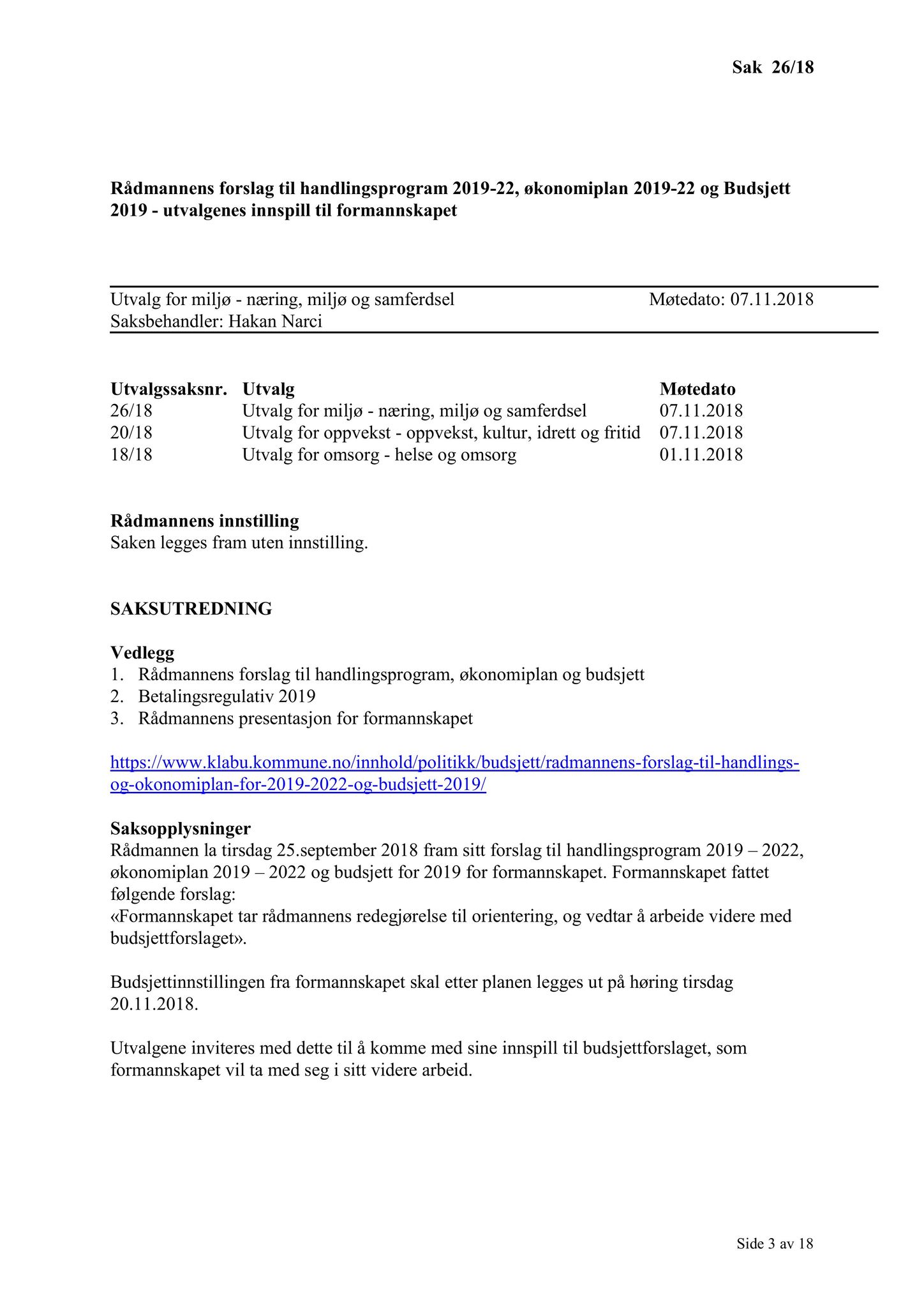 Klæbu Kommune, TRKO/KK/06-UM/L005: Utvalg for miljø - Møtedokumenter 2018, 2018, p. 780