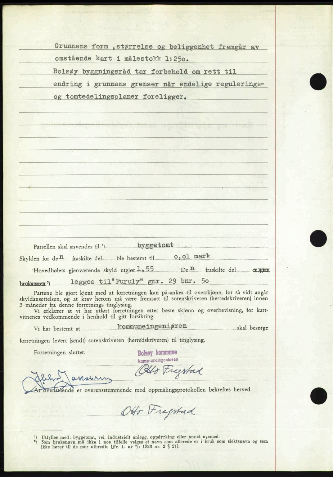 Romsdal sorenskriveri, AV/SAT-A-4149/1/2/2C: Mortgage book no. A32, 1950-1950, Diary no: : 95/1950