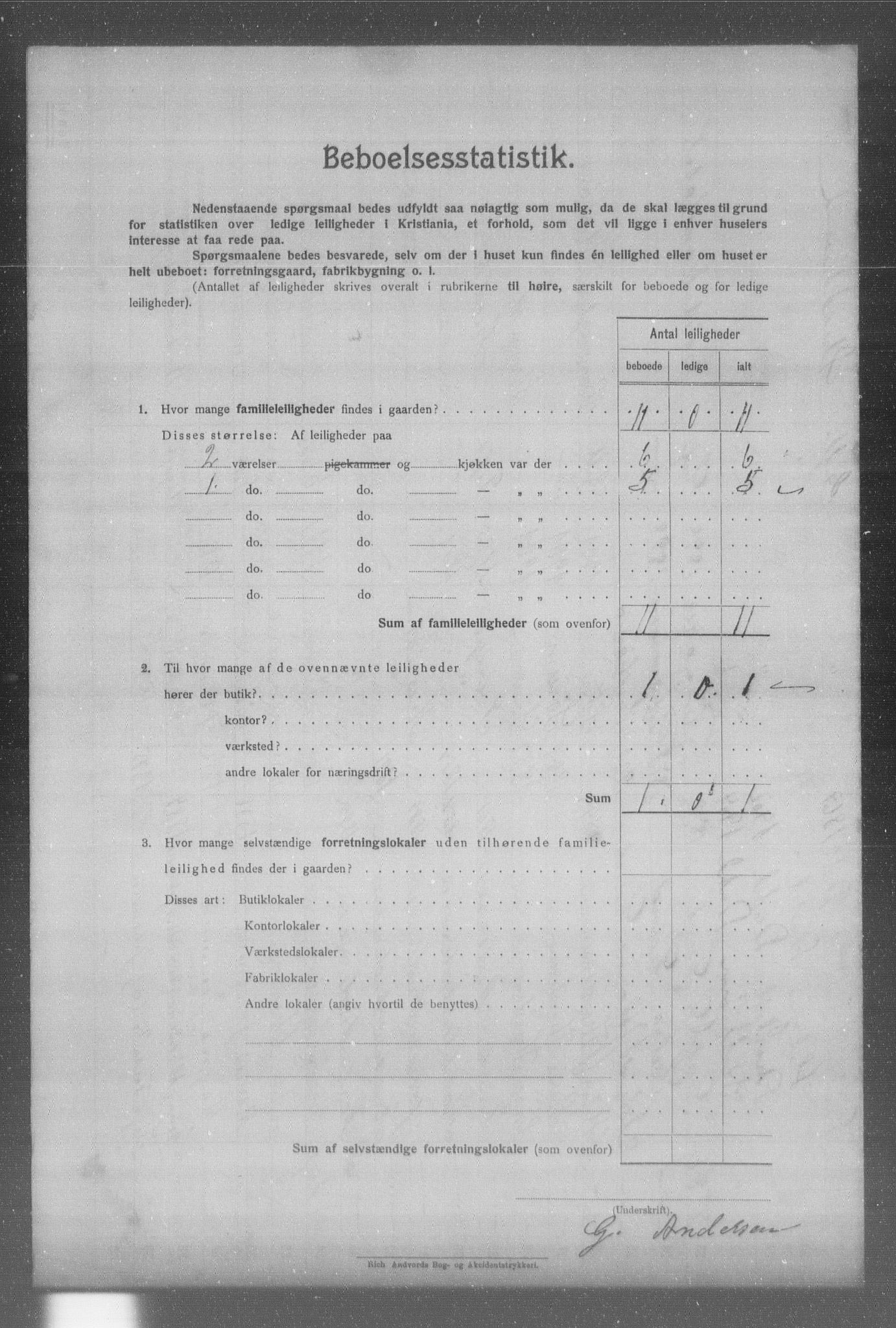 OBA, Municipal Census 1904 for Kristiania, 1904, p. 369